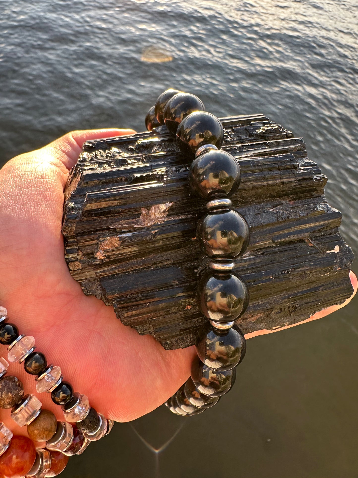 Black Tourmaline Protection Necklace - World's Best Quality & Made To Last (16MM)