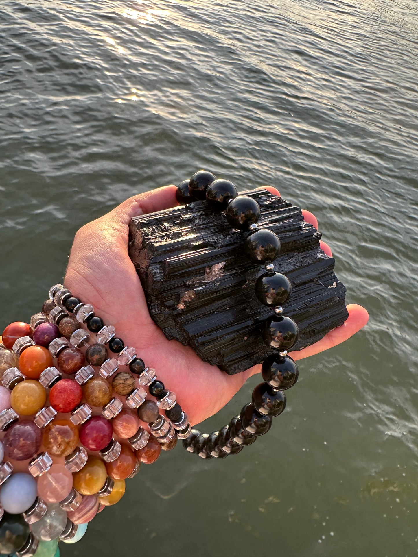 Black Tourmaline Protection Necklace - World's Best Quality & Made To Last (16MM)