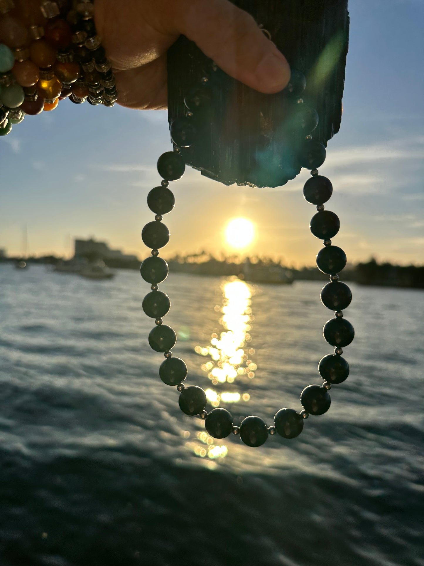 Black Tourmaline Protection Necklace - World's Best Quality & Made To Last (14MM)