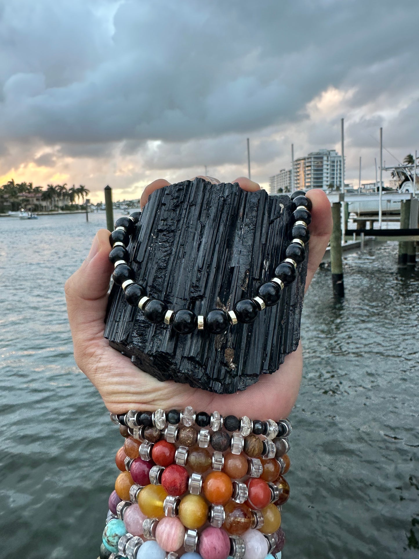 Black Tourmaline Protection Necklace - World's Best Quality & Made To Last (10MM)