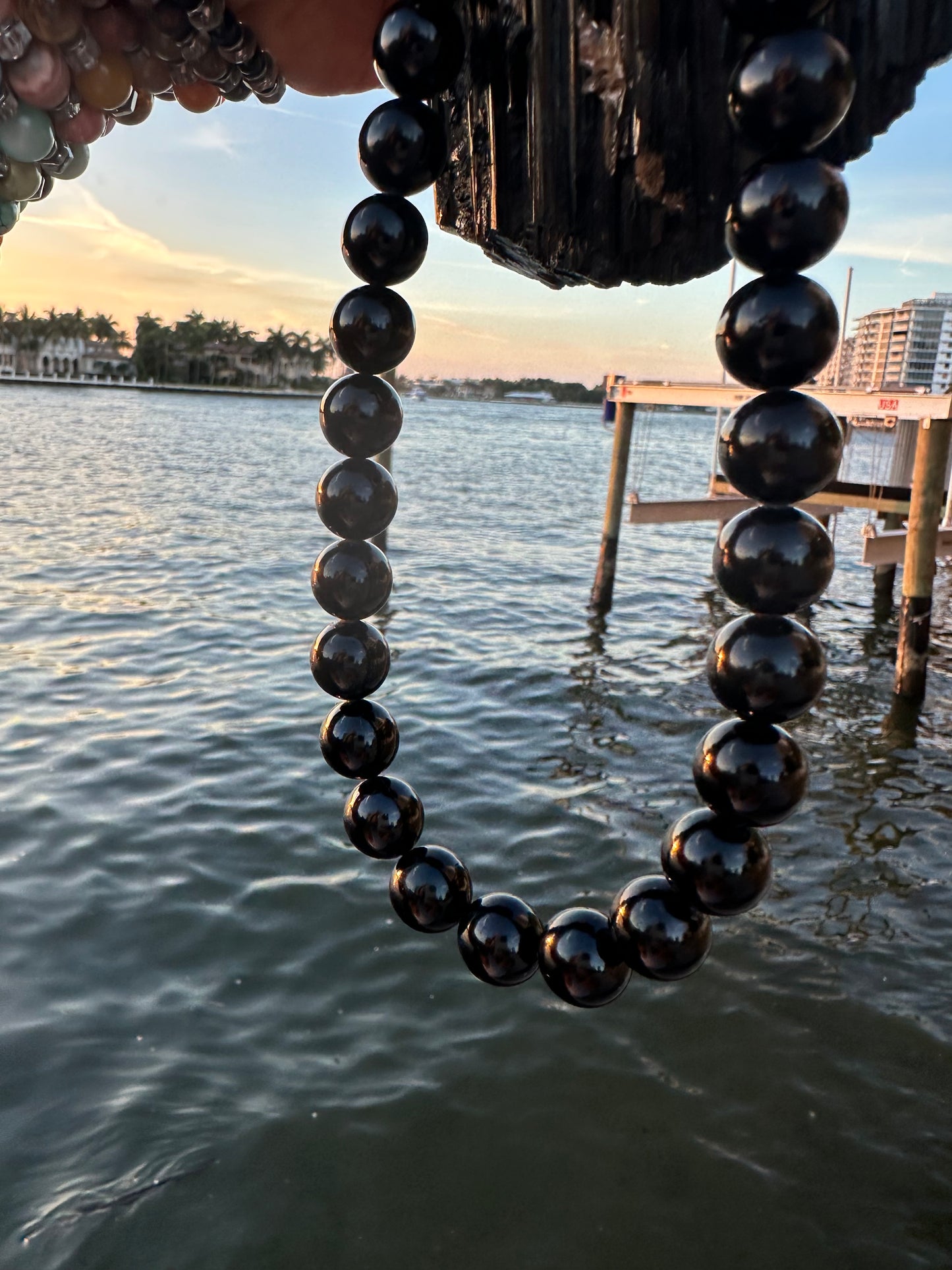 Black Tourmaline Protection Necklace - World's Best Quality & Made To Last (14MM)