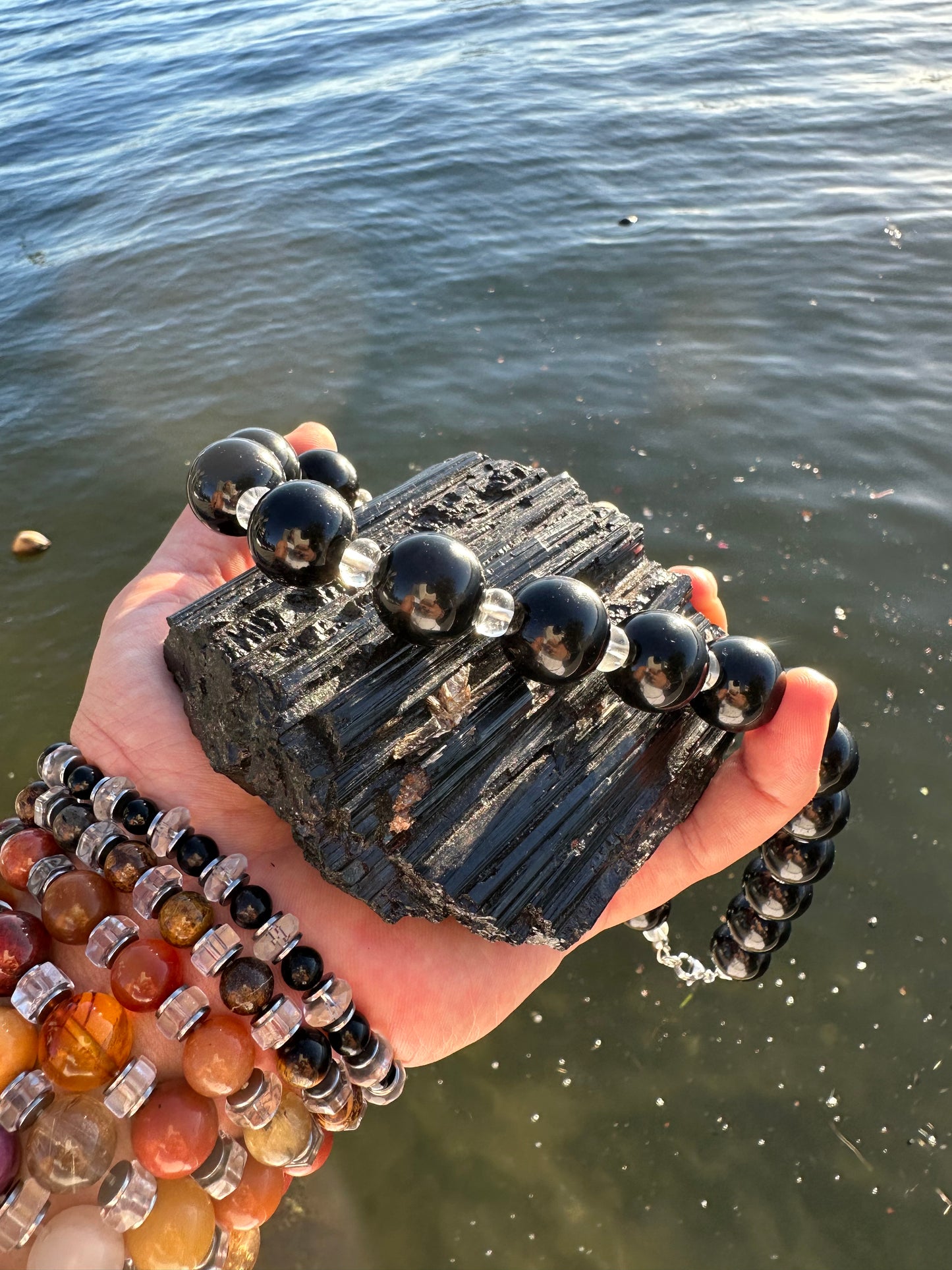 Black Tourmaline Protection Necklace - World's Best Quality & Made To Last (18MM)
