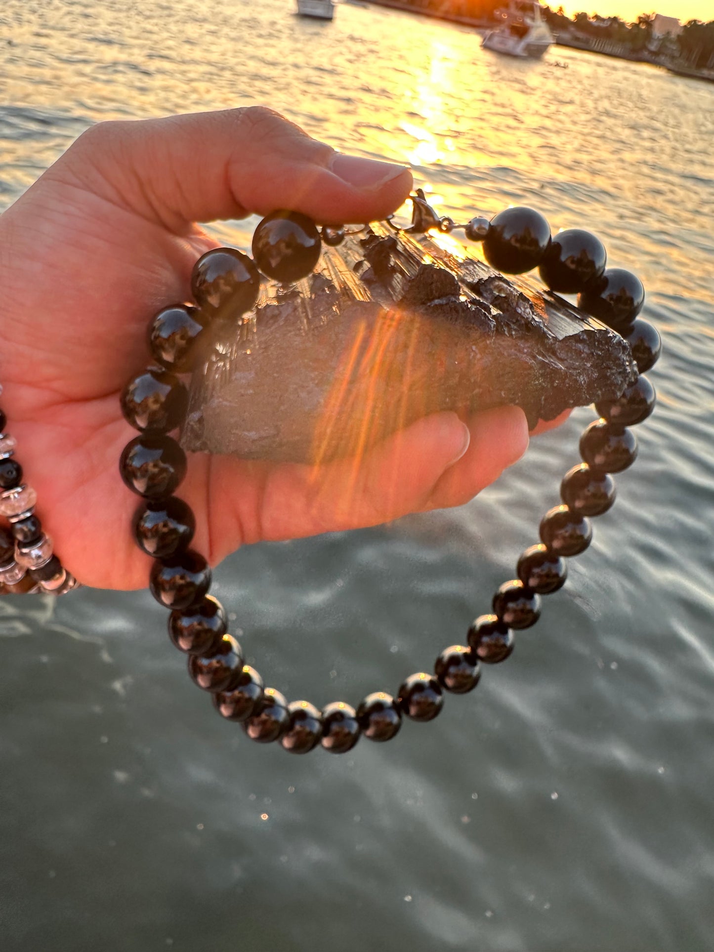 Black Tourmaline Protection Necklace - World's Best Quality & Made To Last (14MM)