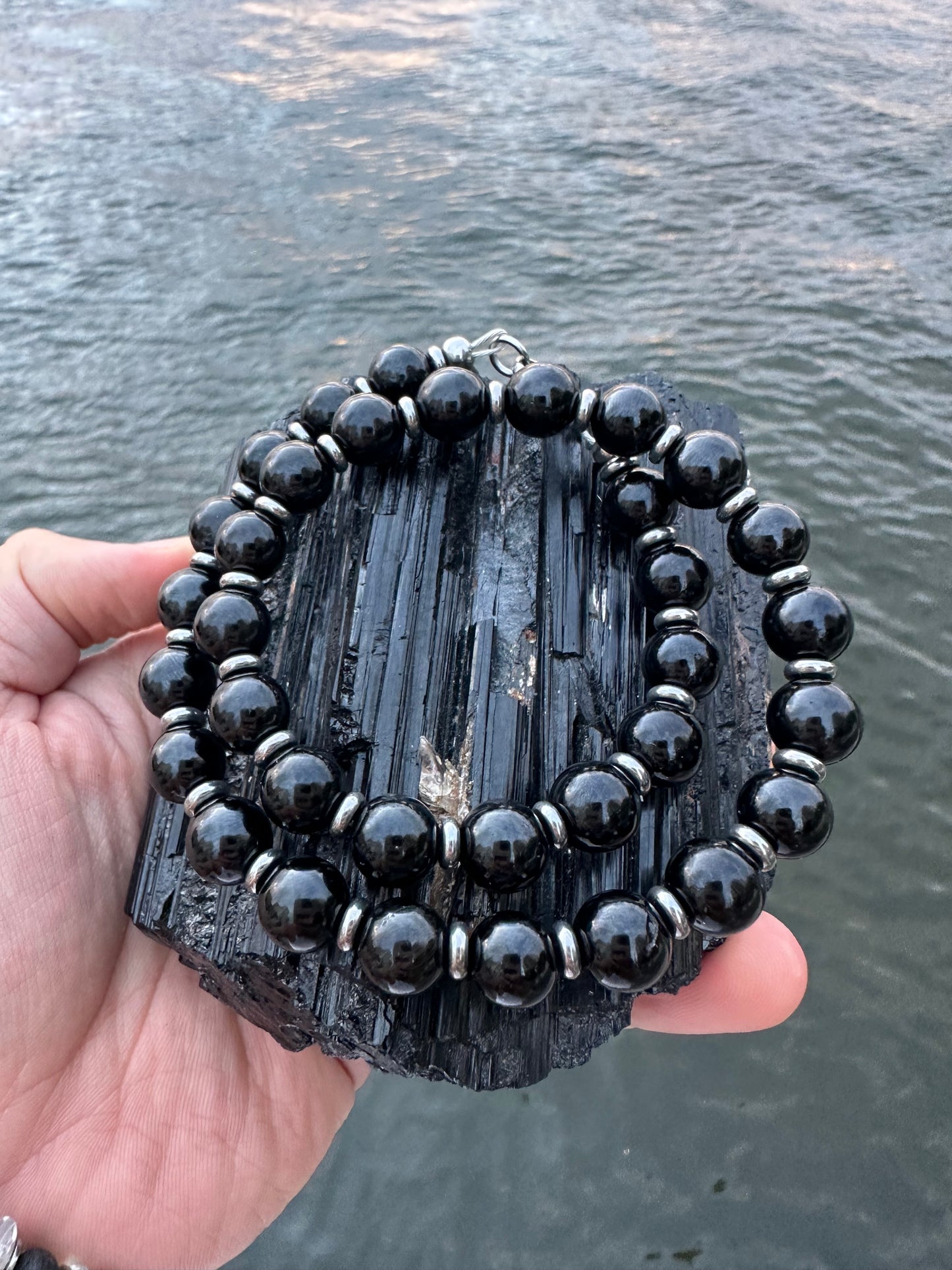 Black Tourmaline Protection Necklace - World's Best Quality & Made To Last (10MM)