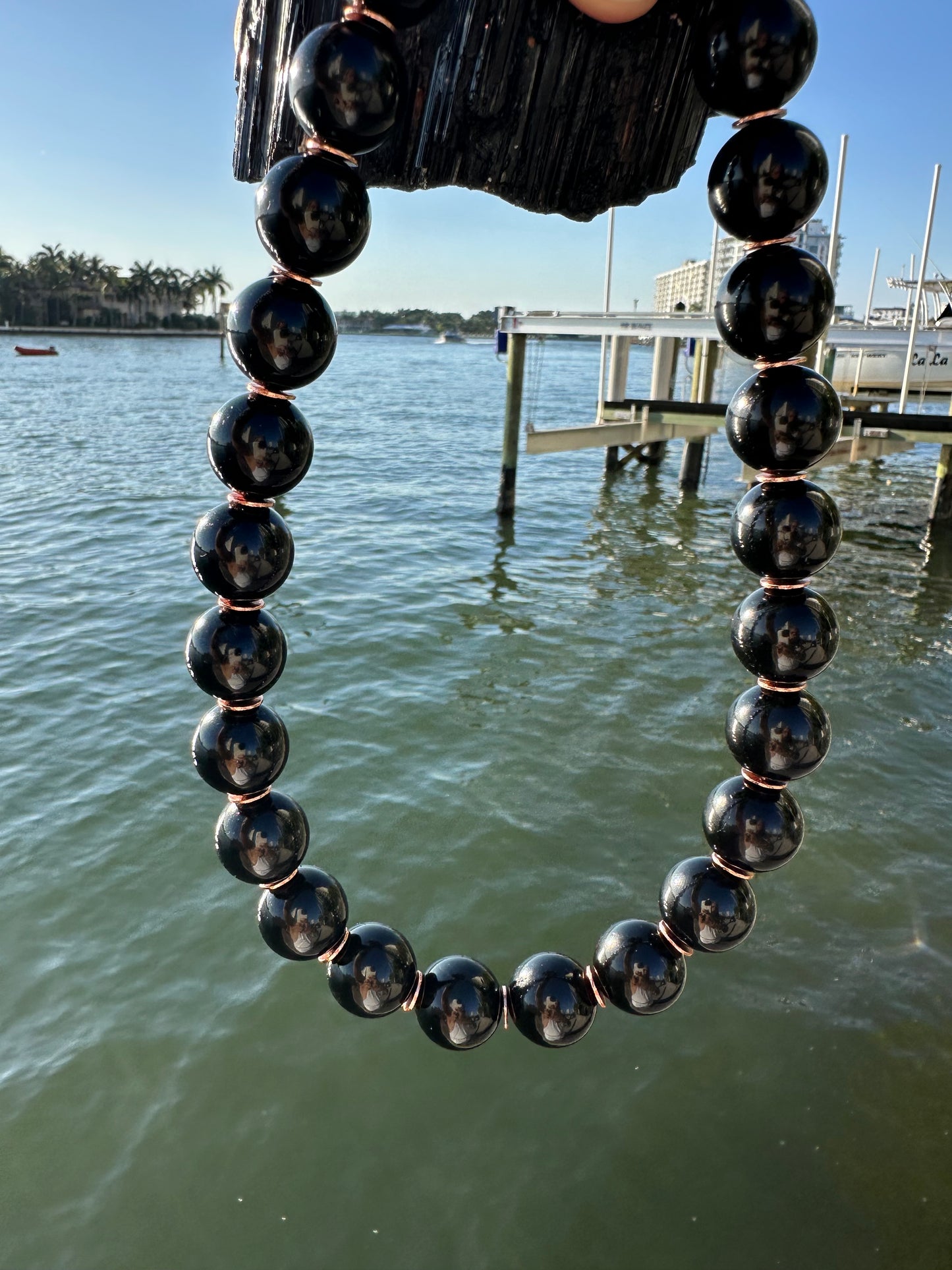 Black Tourmaline Protection Necklace - World's Best Quality & Made To Last (18MM)