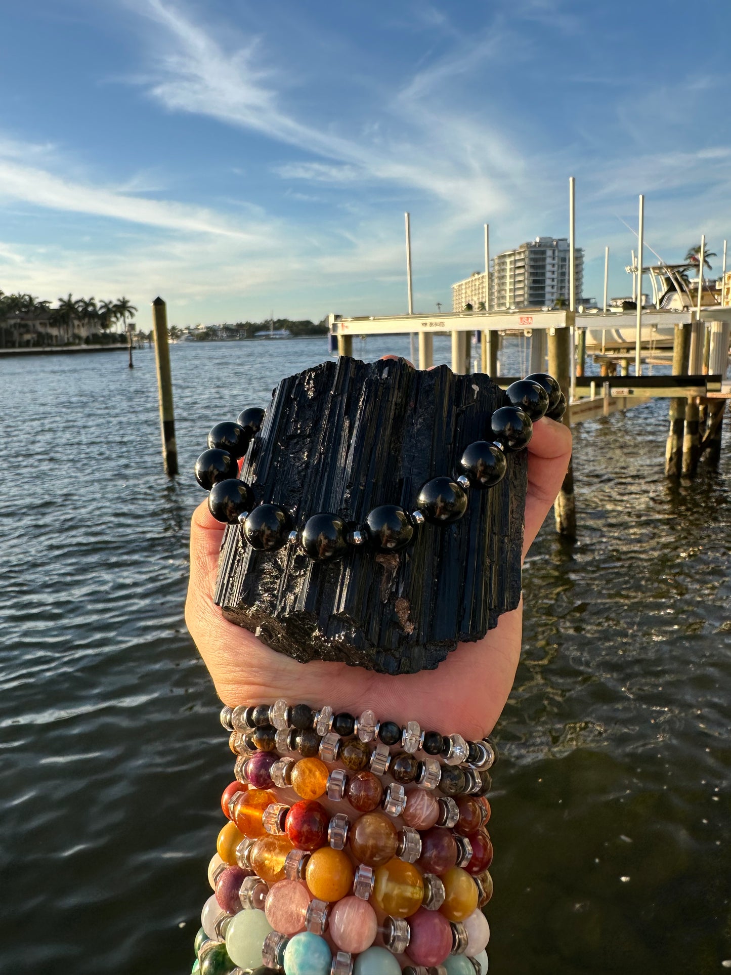 Black Tourmaline Protection Necklace - World's Best Quality & Made To Last (14MM)
