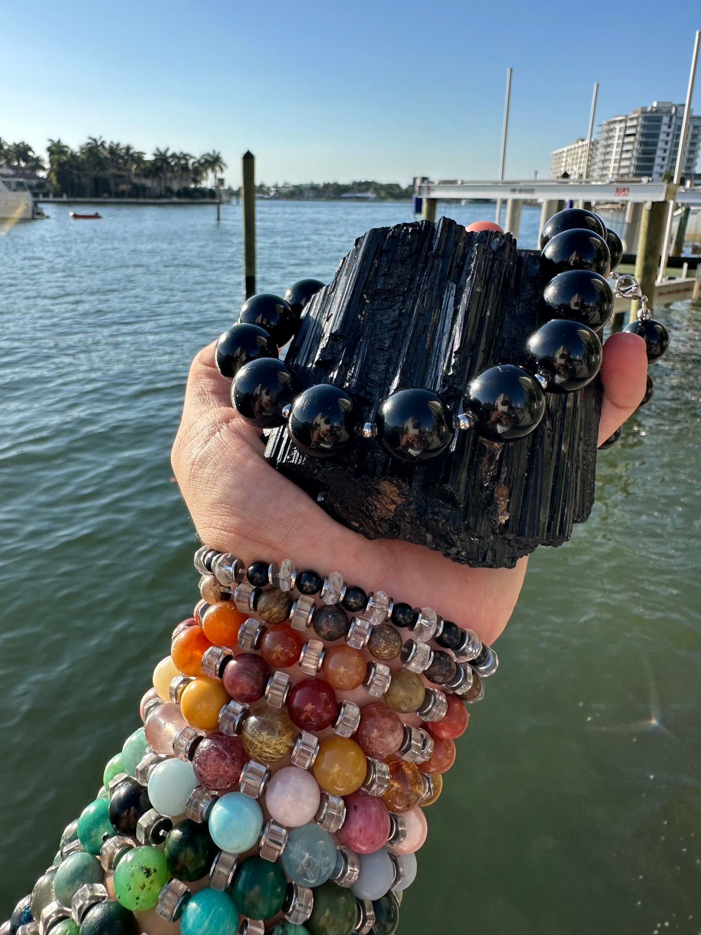 Black Tourmaline Protection Necklace - World's Best Quality & Made To Last (18MM)