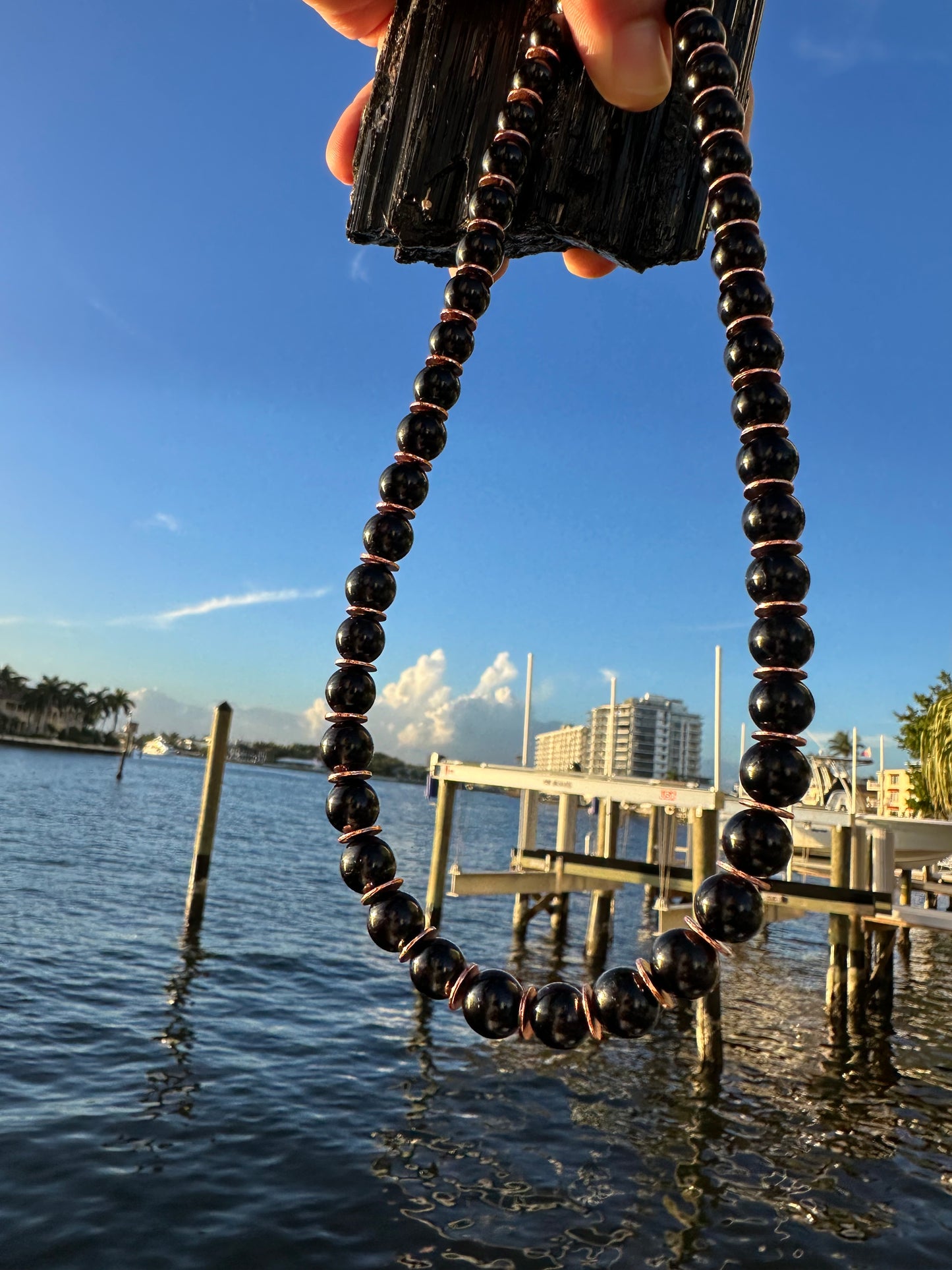Black Tourmaline Protection Necklace - World's Best Quality & Made To Last (10MM)