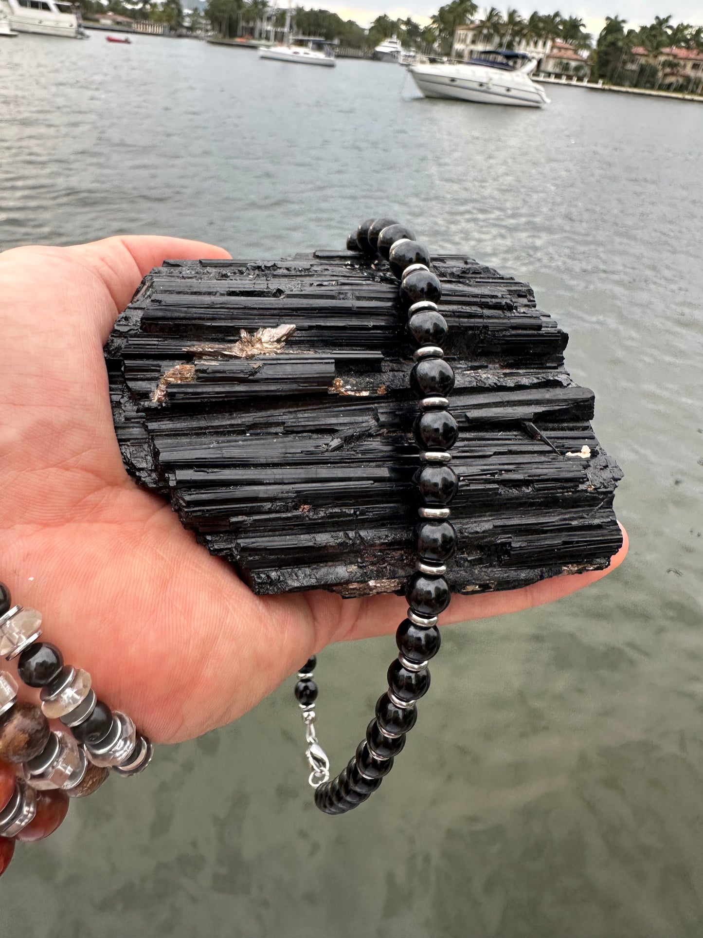 Black Tourmaline Protection Necklace - World's Best Quality & Made To Last (8MM)