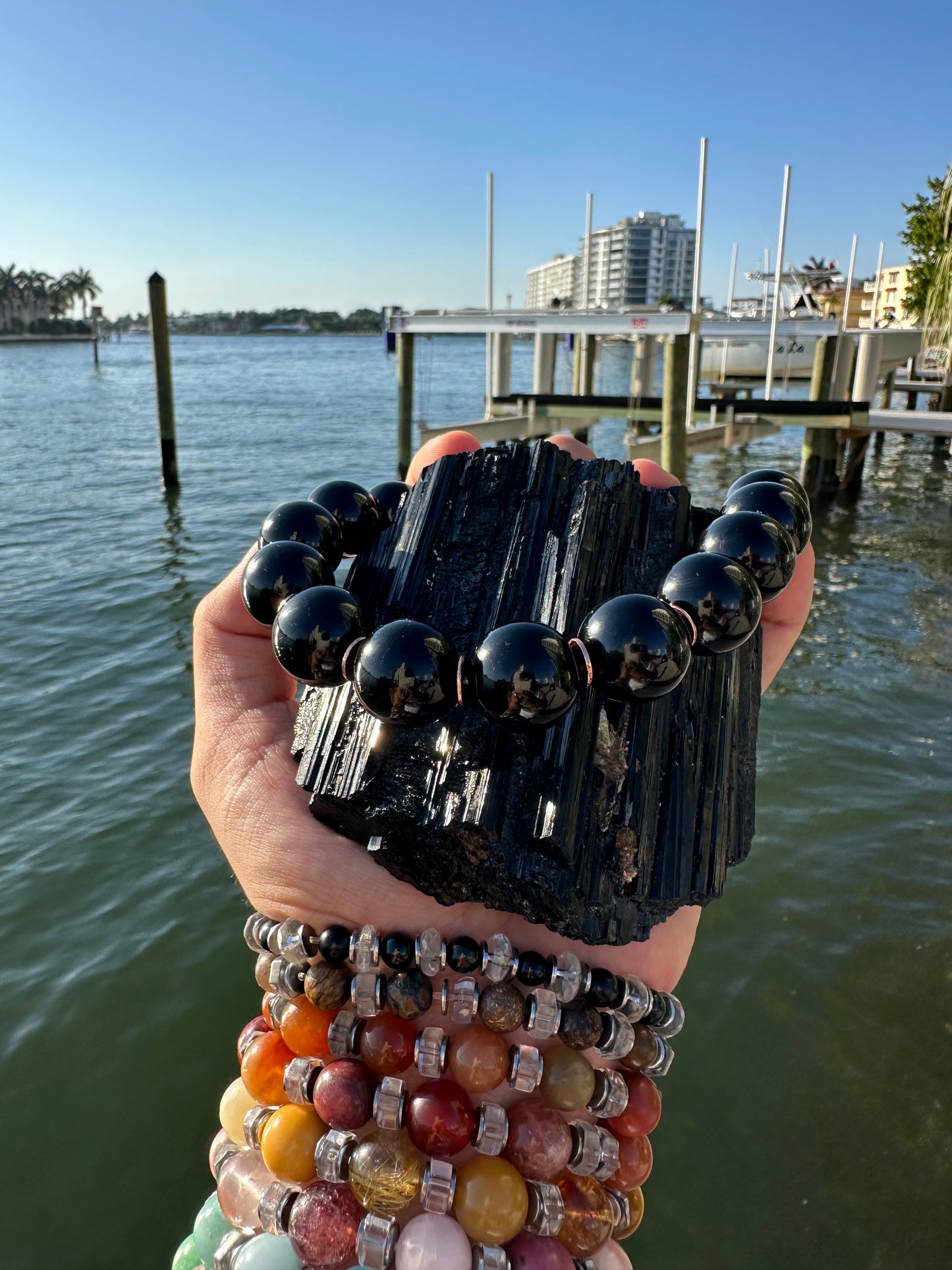 Black Tourmaline Protection Necklace - World's Best Quality & Made To Last (18MM)