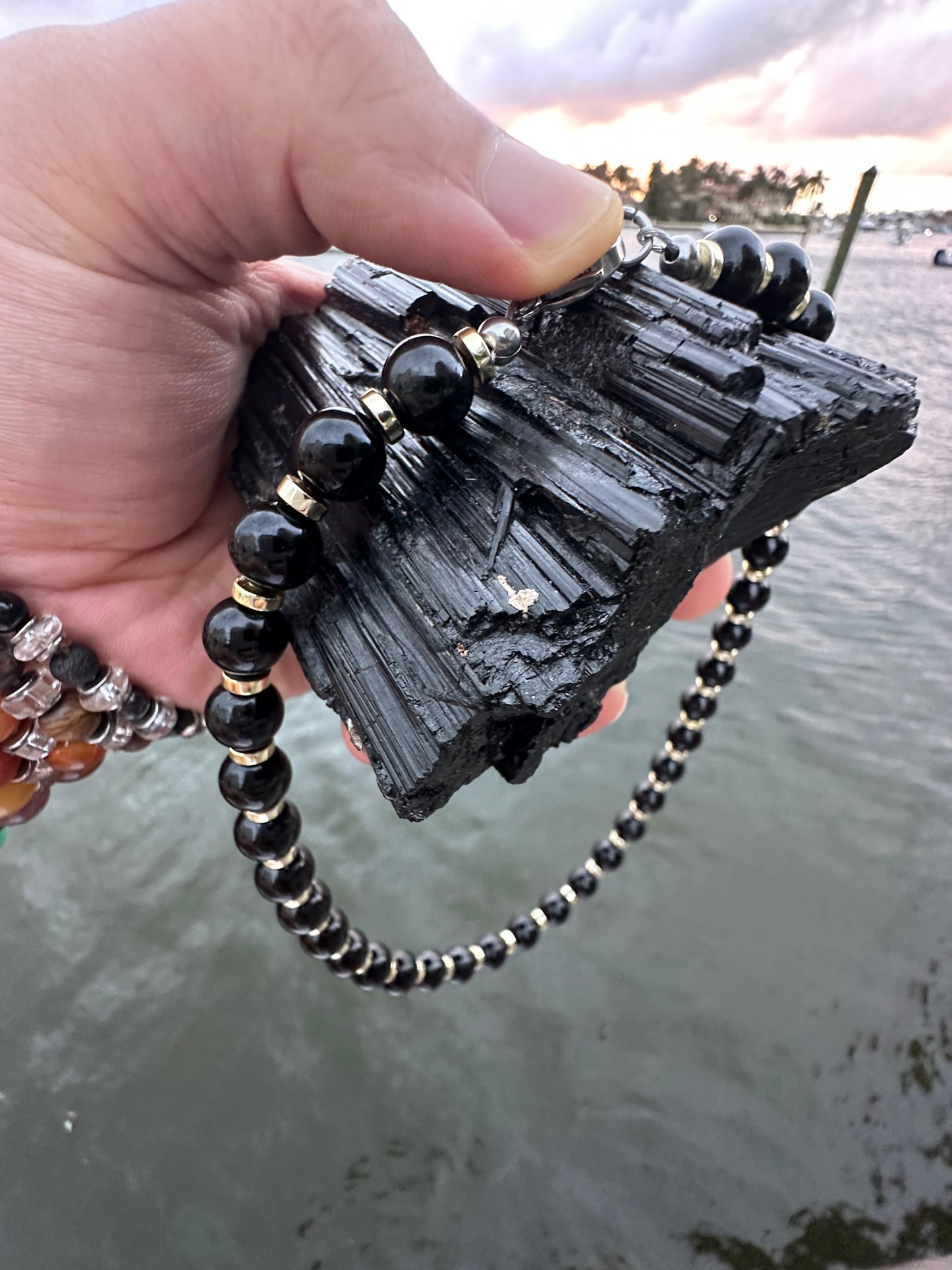 Black Tourmaline Protection Necklace - World's Best Quality & Made To Last (10MM)