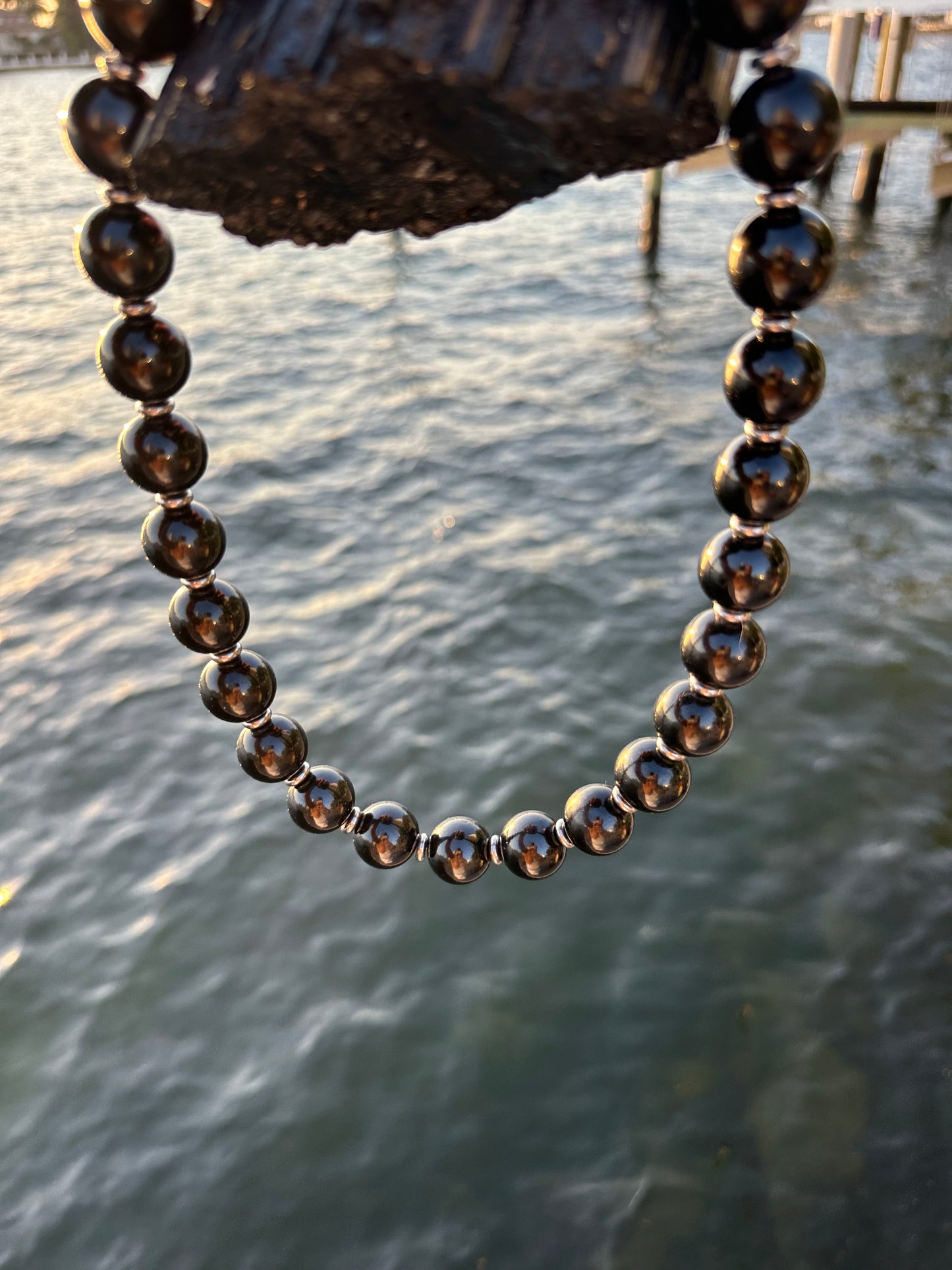 Black Tourmaline Protection Necklace - World's Best Quality & Made To Last (18MM)
