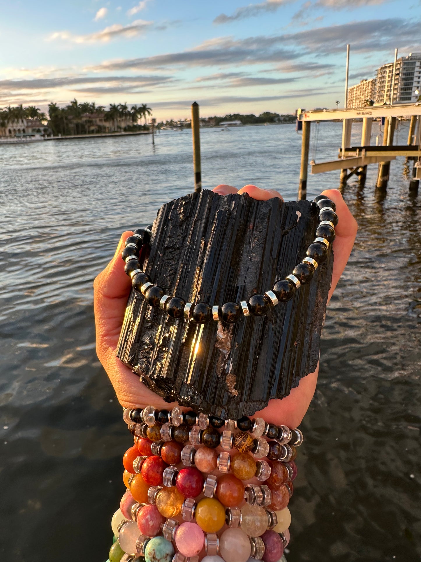 Black Tourmaline Protection Necklace - World's Best Quality & Made To Last (8MM)