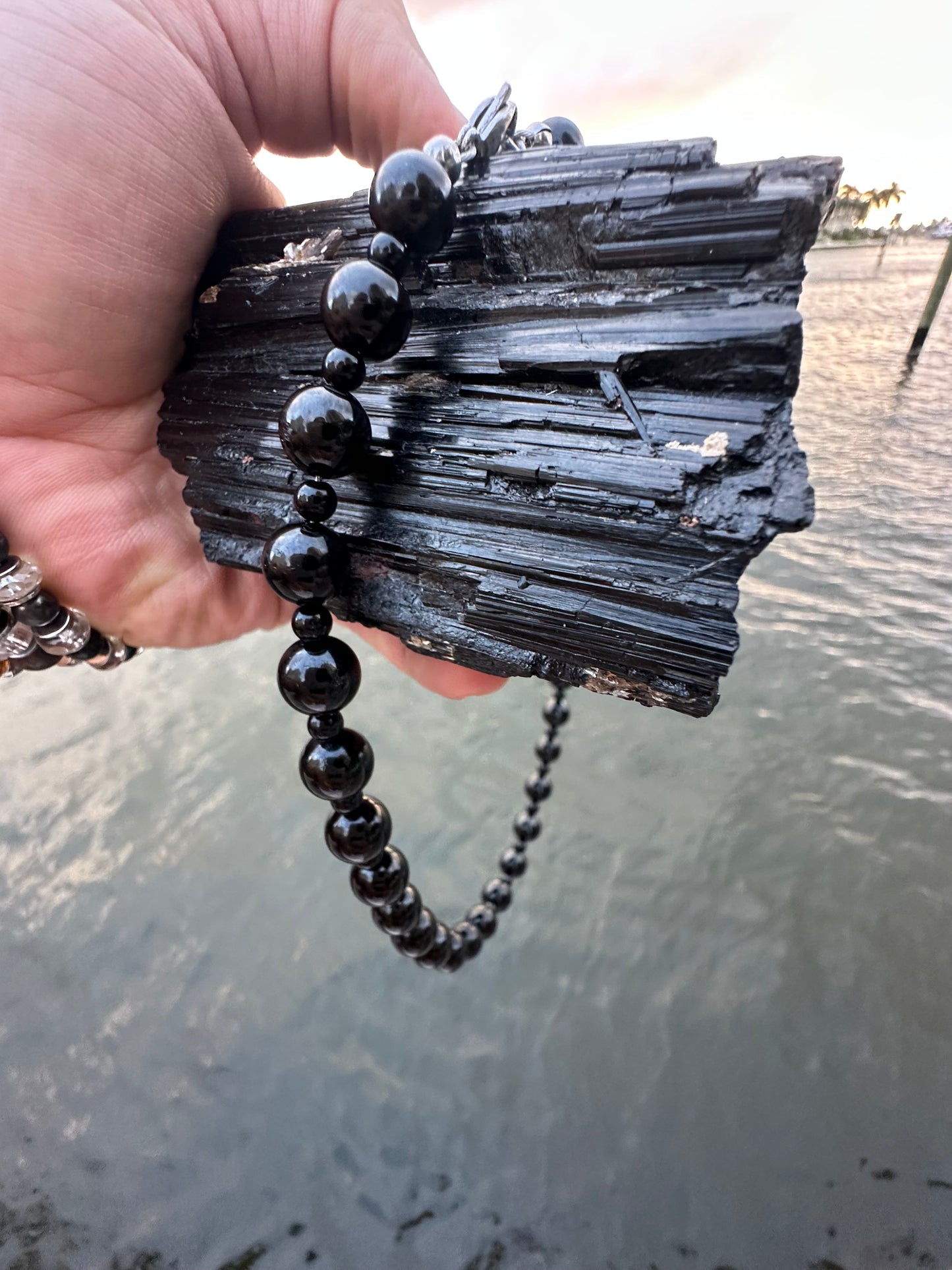 Black Tourmaline Protection Necklace - World's Best Quality & Made To Last (10MM)
