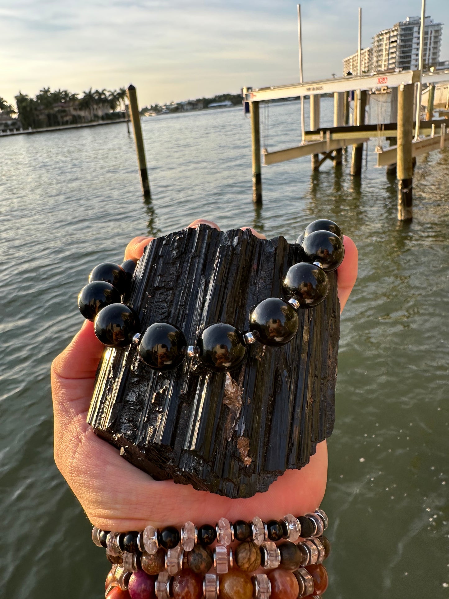 Black Tourmaline Protection Necklace - World's Best Quality & Made To Last (16MM)