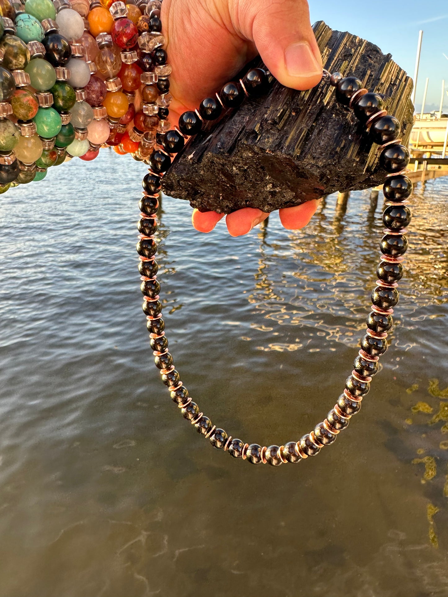 Black Tourmaline Protection Necklace - World's Best Quality & Made To Last (10MM)