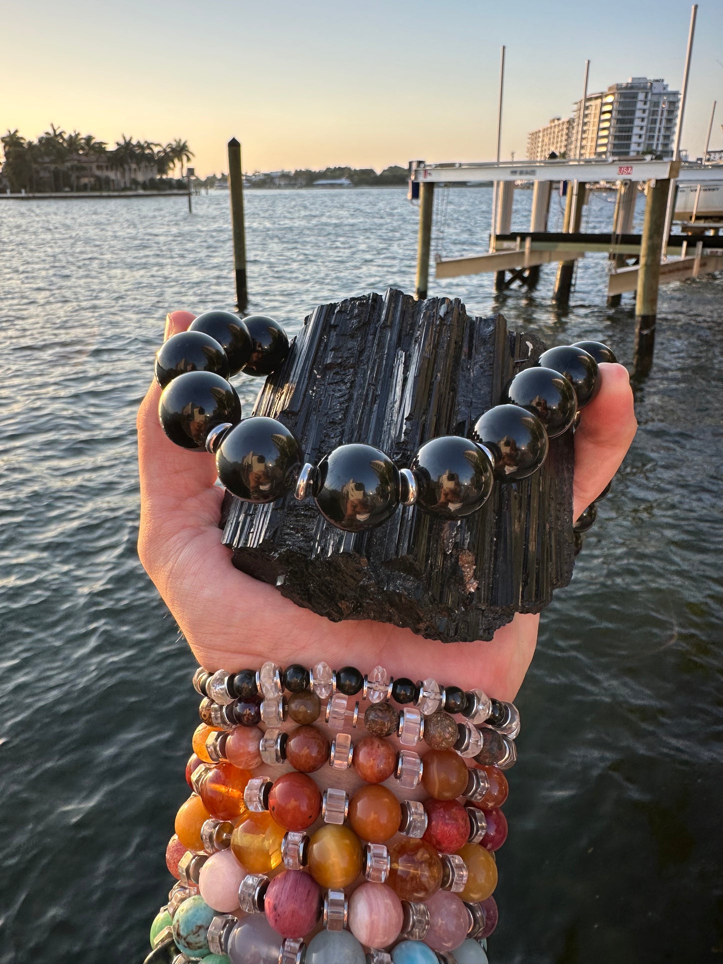 Black Tourmaline Protection Necklace - World's Best Quality & Made To Last (18MM)