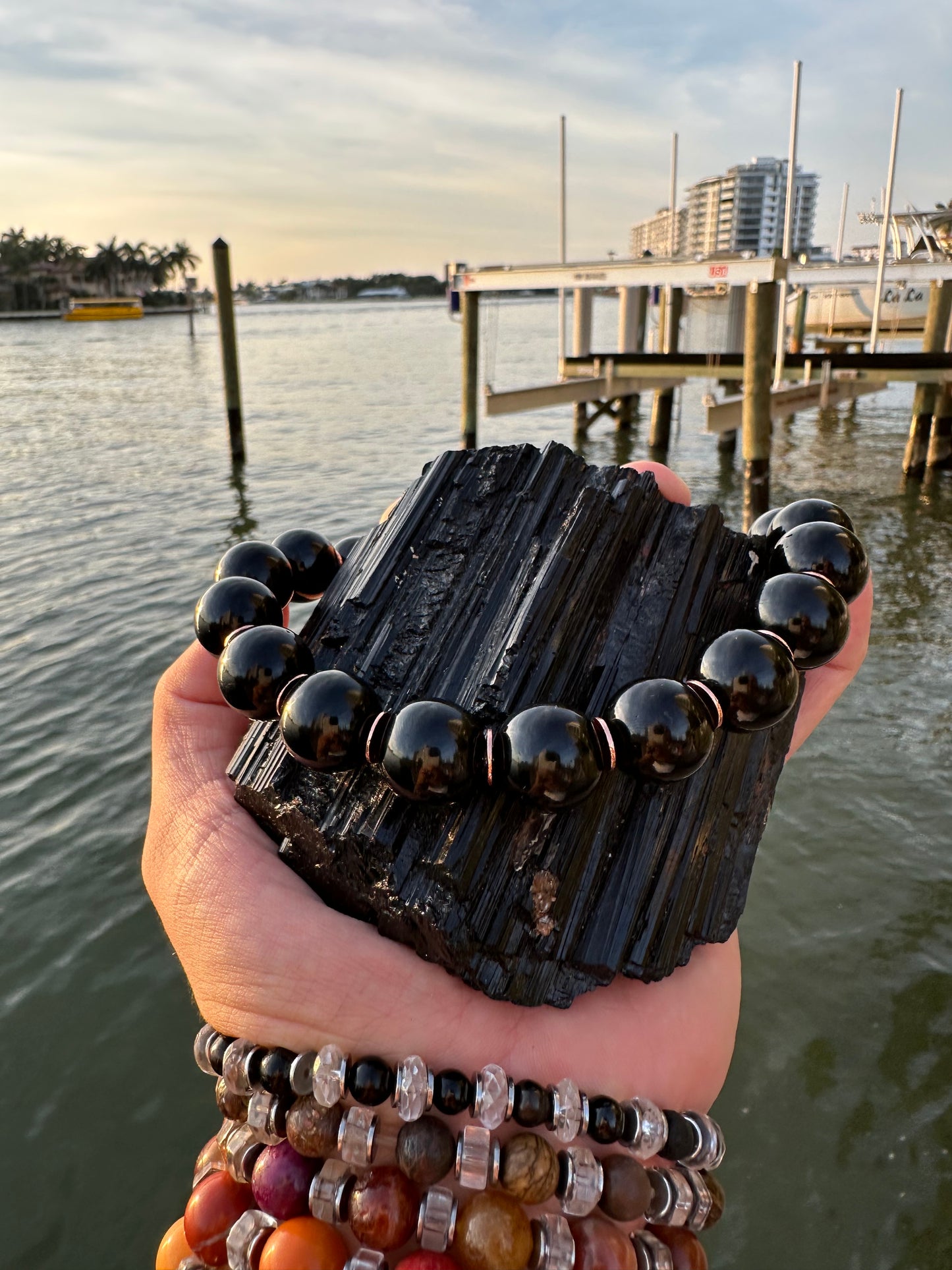 Black Tourmaline Protection Necklace - World's Best Quality & Made To Last (16MM)