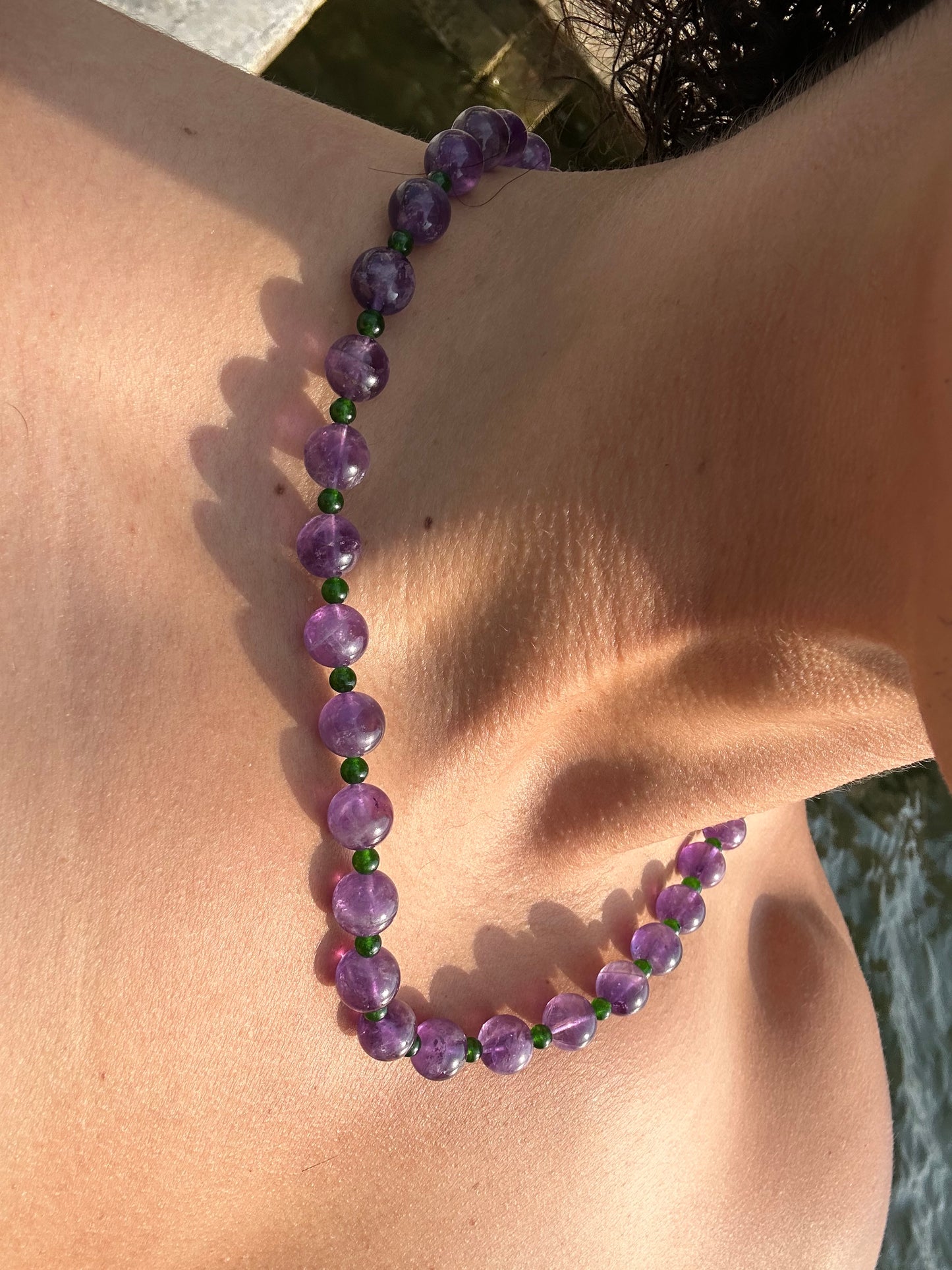 Luxury Amethyst-Jade Pure Gemstone Chain - World's Best Quality & Made To Last