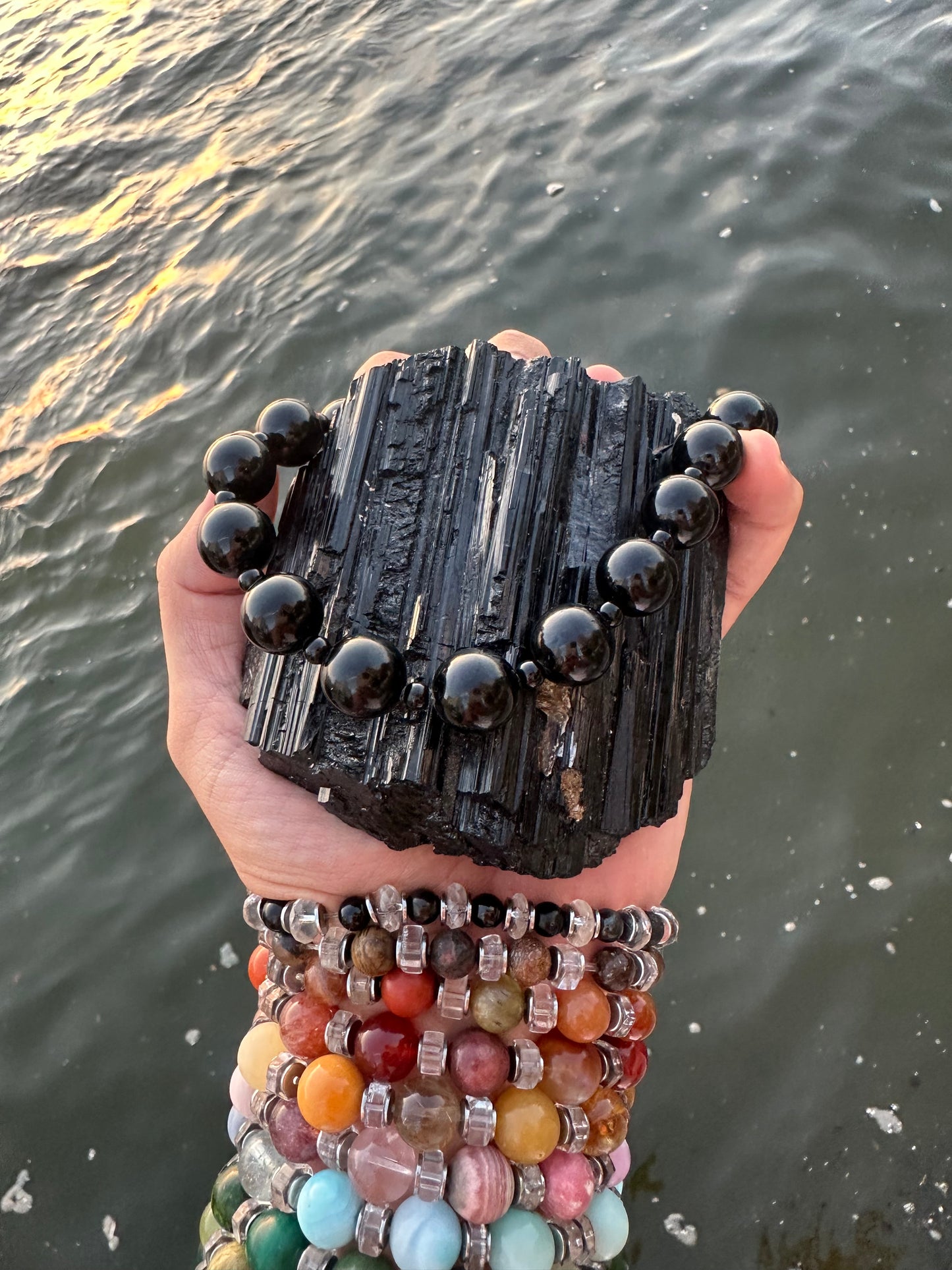 Black Tourmaline Protection Necklace - World's Best Quality & Made To Last (14MM)