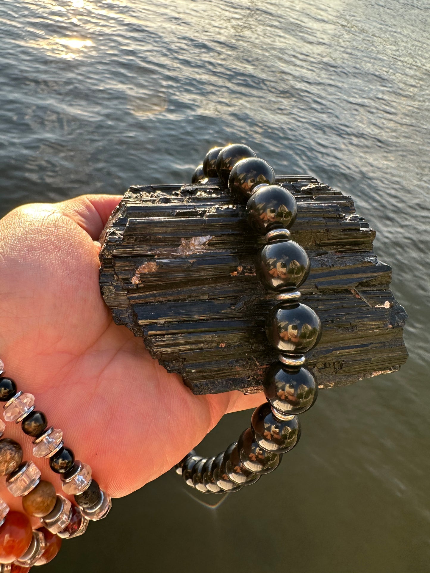Black Tourmaline Protection Necklace - World's Best Quality & Made To Last (16MM)