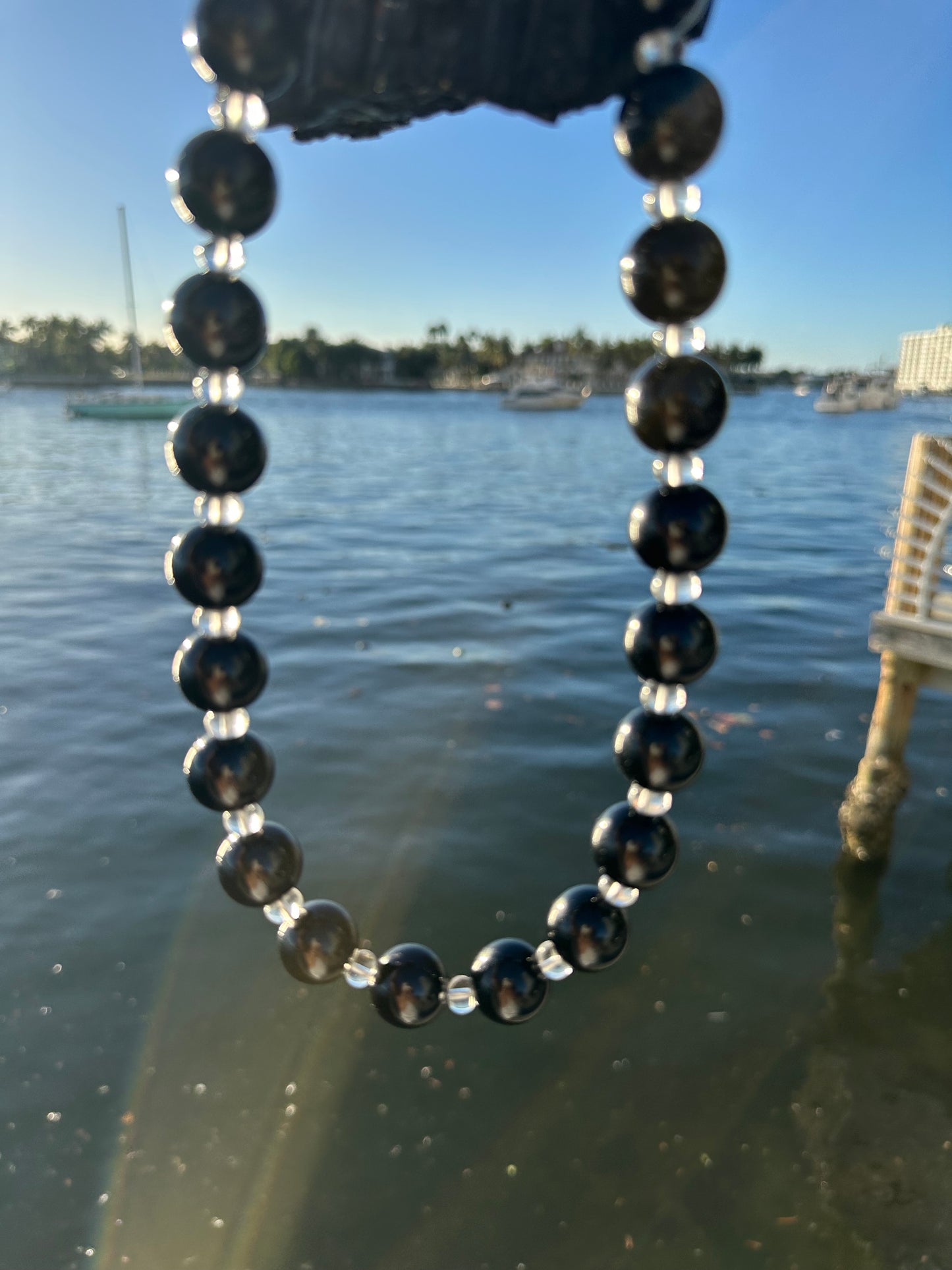 Black Tourmaline Protection Necklace - World's Best Quality & Made To Last (18MM)