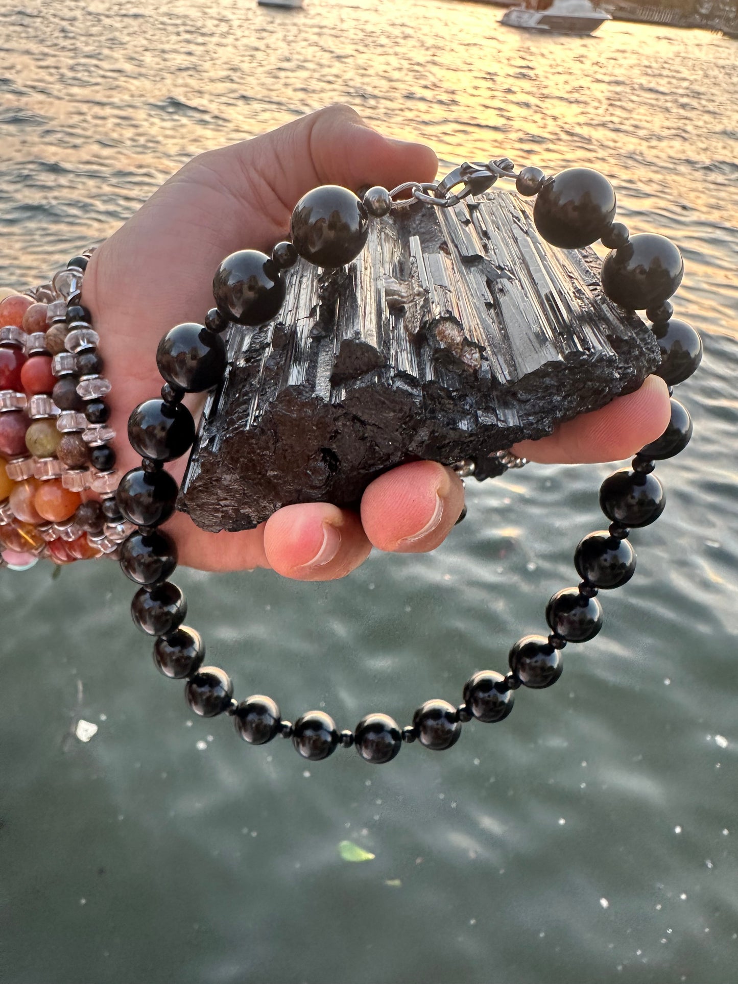 Black Tourmaline Protection Necklace - World's Best Quality & Made To Last (14MM)
