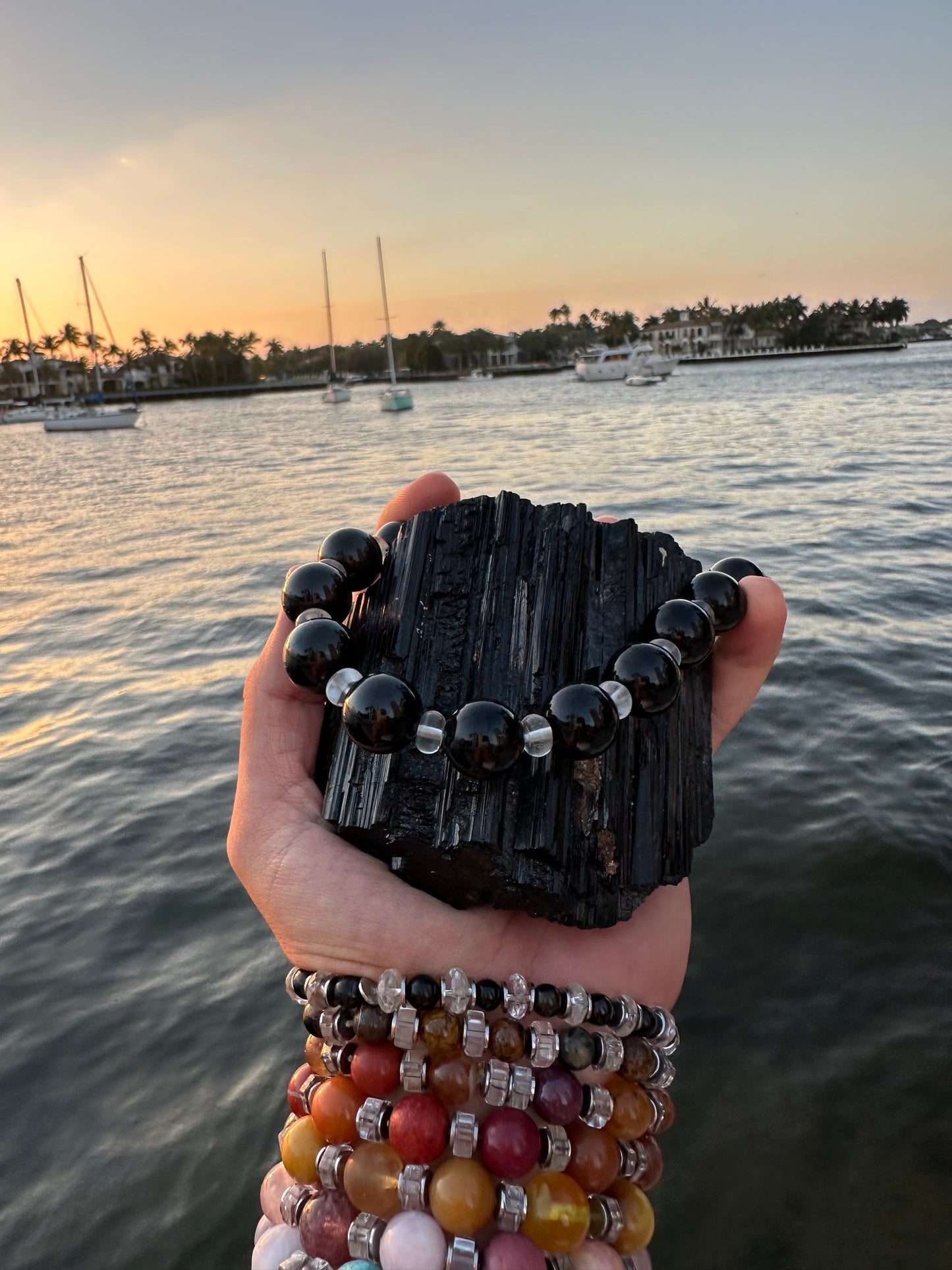Black Tourmaline Protection Necklace - World's Best Quality & Made To Last (16MM)