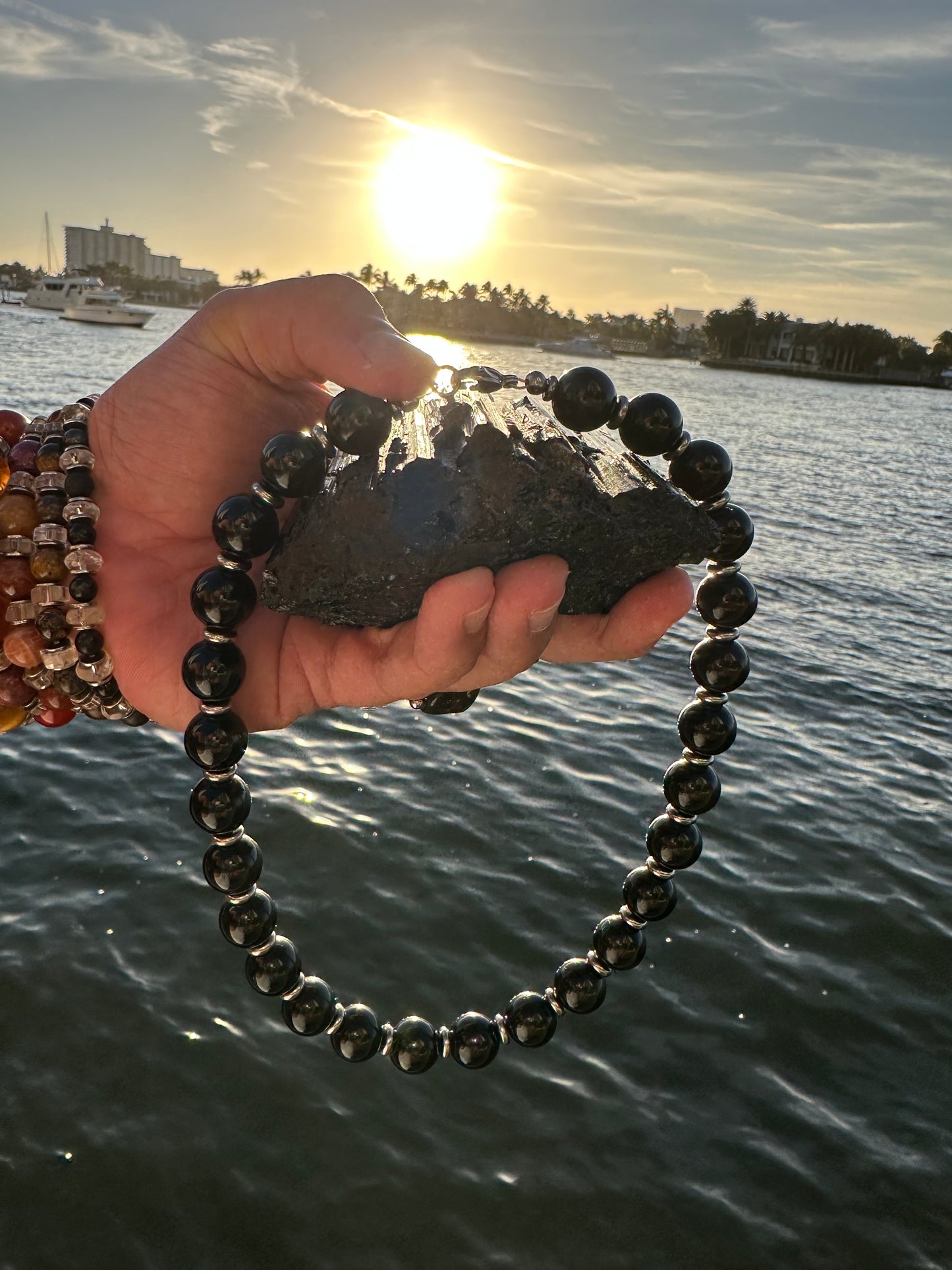 Black Tourmaline Protection Necklace - World's Best Quality & Made To Last (14MM)
