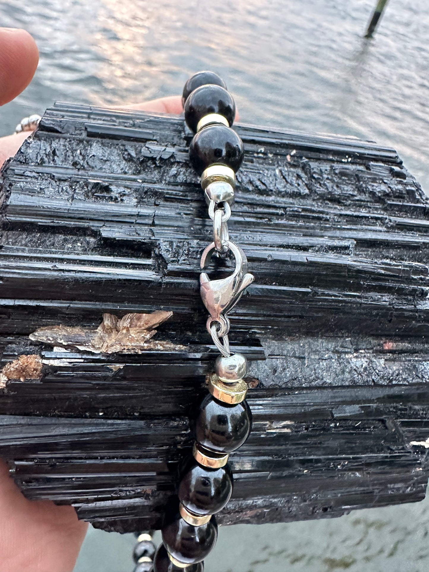Black Tourmaline Protection Necklace - World's Best Quality & Made To Last (10MM)