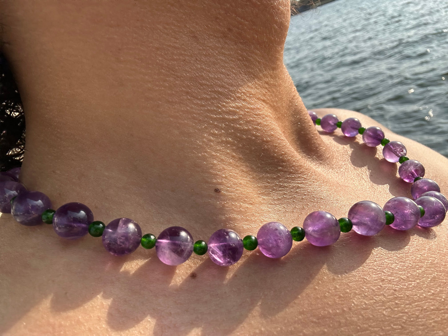 Luxury Amethyst-Jade Pure Gemstone Chain - World's Best Quality & Made To Last