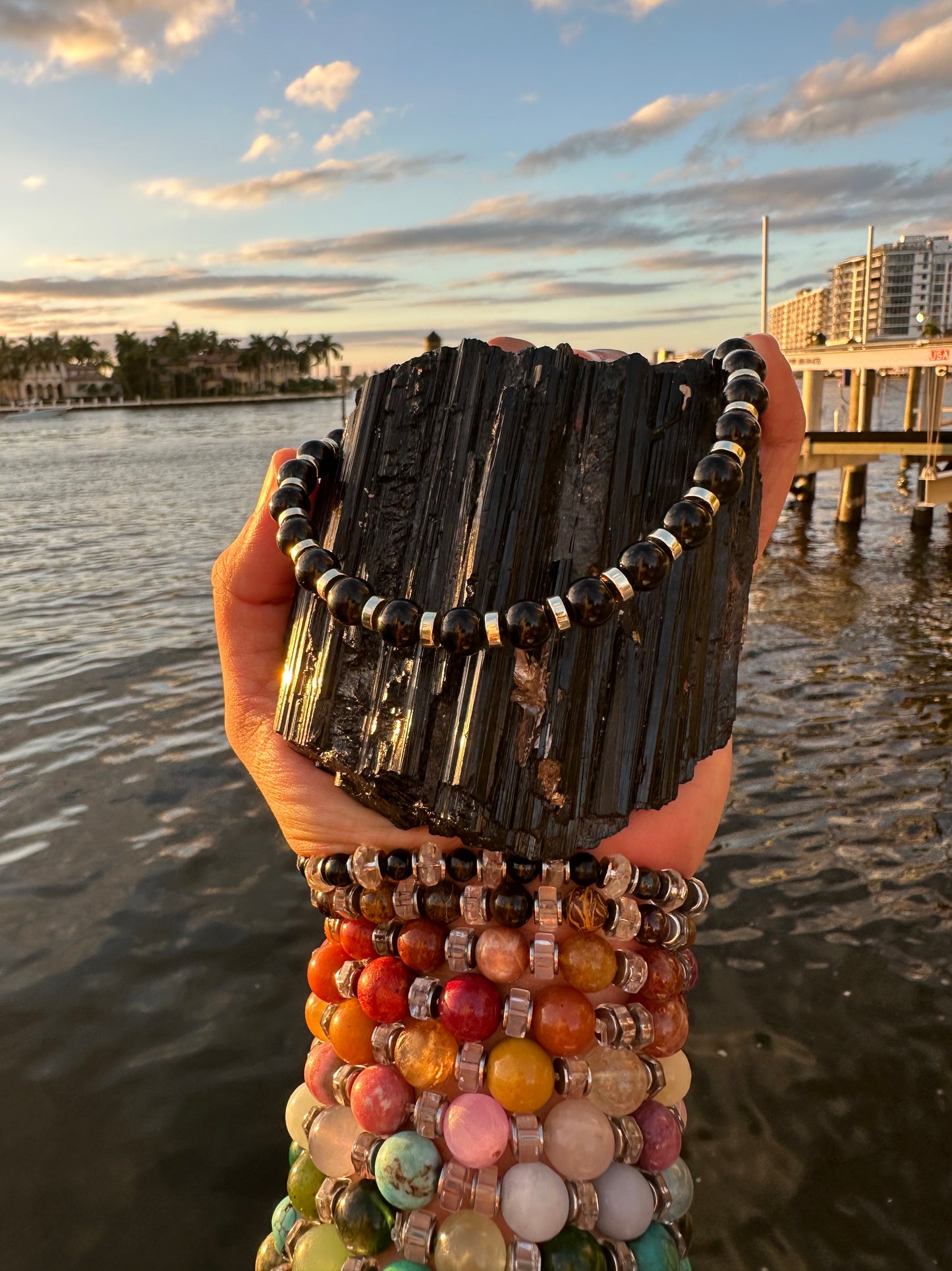 Black Tourmaline Protection Necklace - World's Best Quality & Made To Last (8MM)