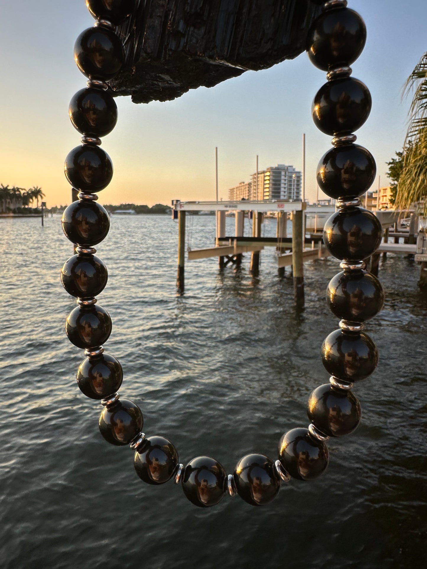 Black Tourmaline Protection Necklace - World's Best Quality & Made To Last (18MM)