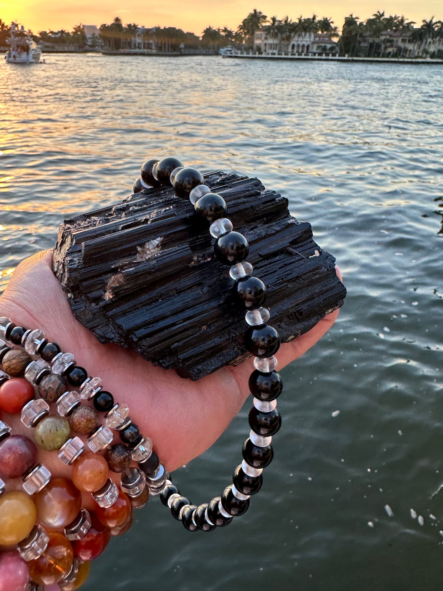 Black Tourmaline Protection Necklace - World's Best Quality & Made To Last (12MM)