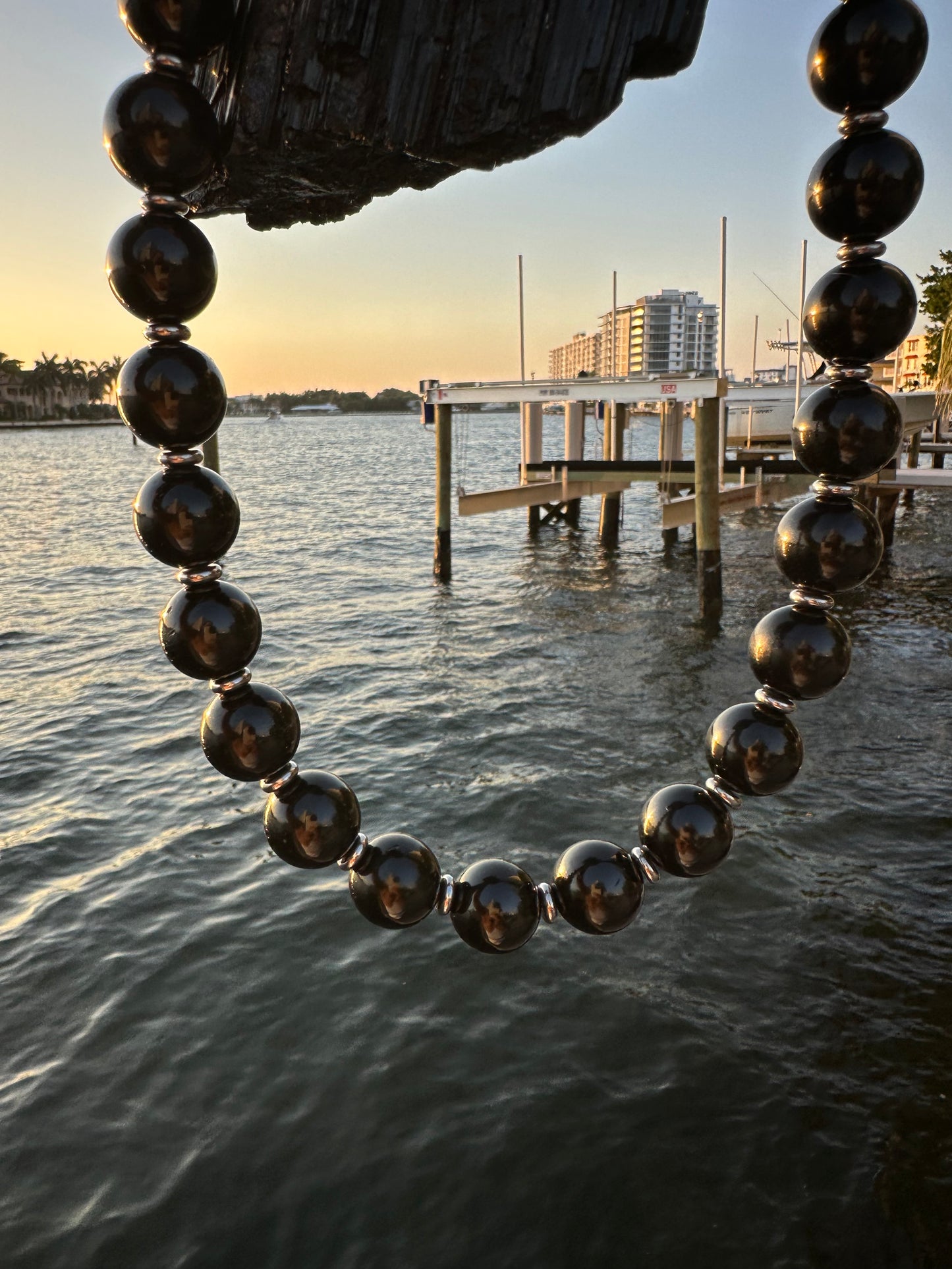 Black Tourmaline Protection Necklace - World's Best Quality & Made To Last (18MM)