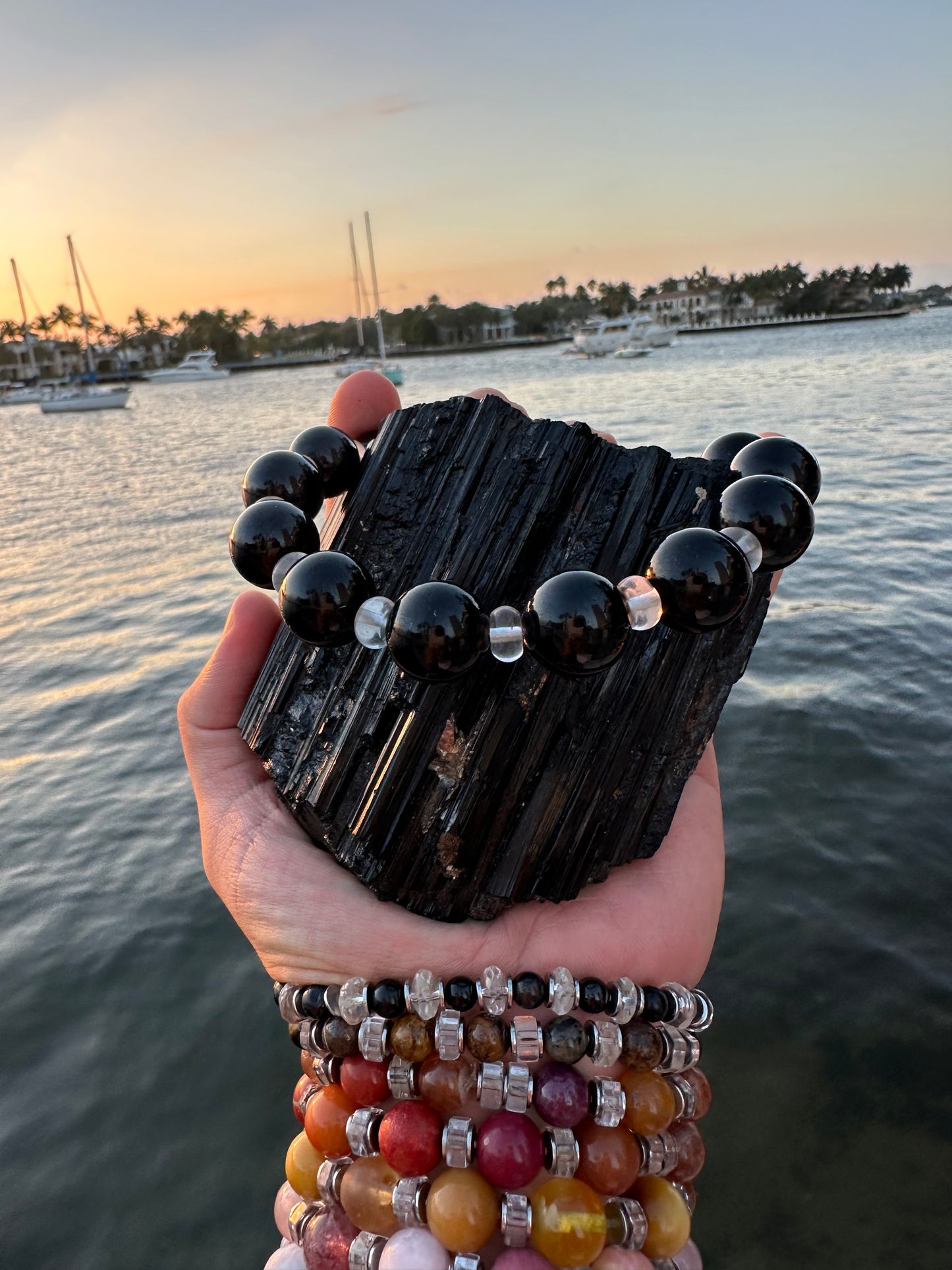 Black Tourmaline Protection Necklace - World's Best Quality & Made To Last (16MM)