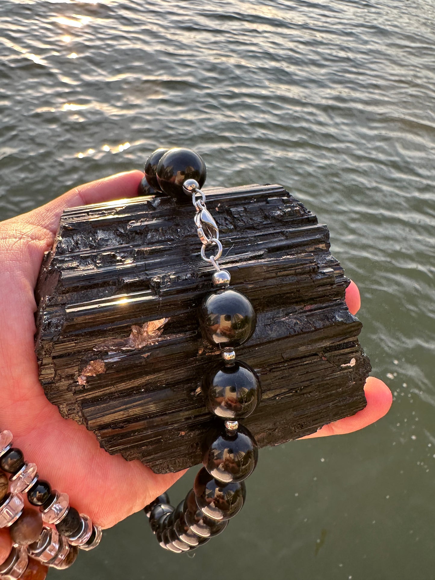 Black Tourmaline Protection Necklace - World's Best Quality & Made To Last (16MM)