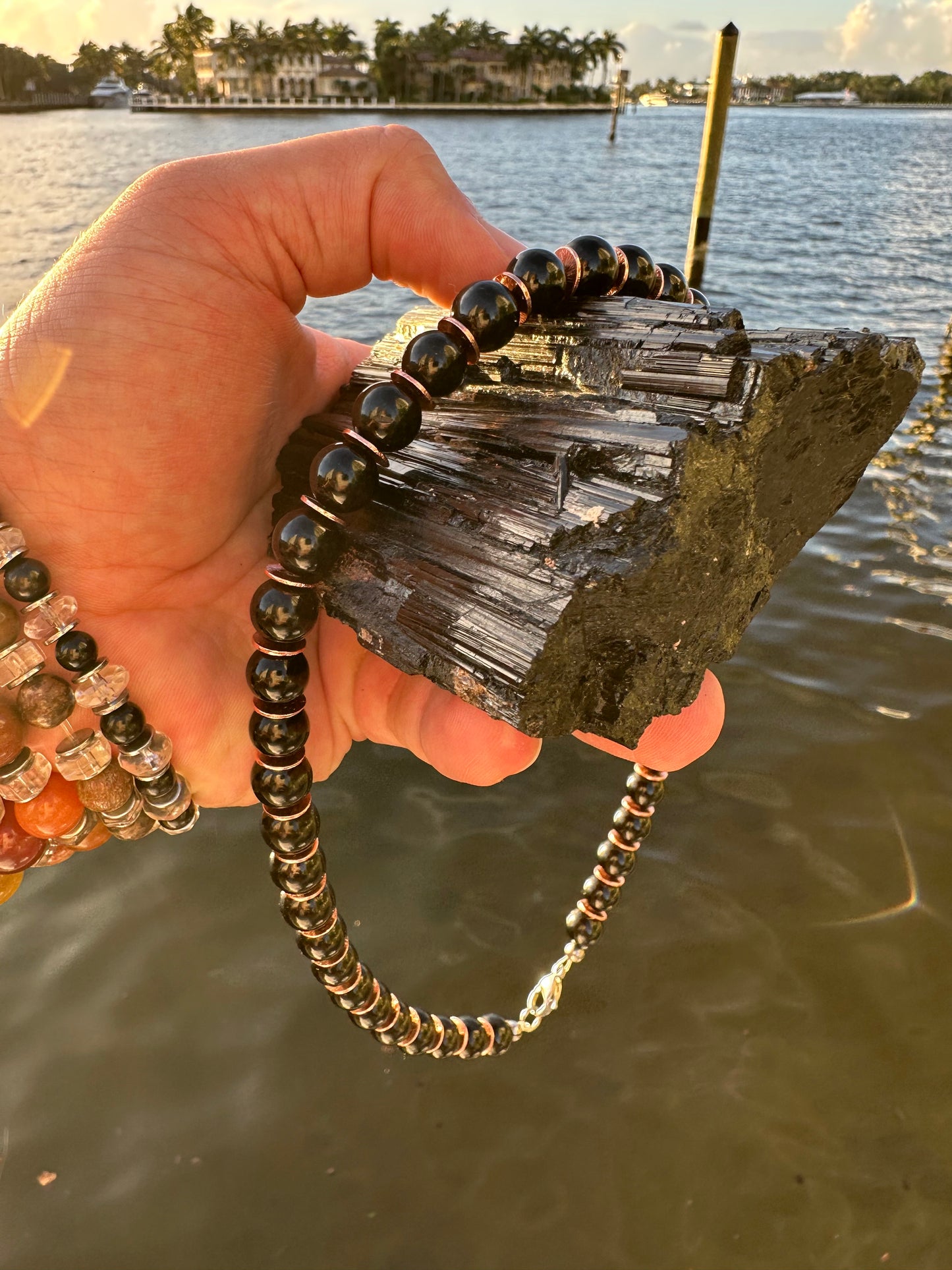 Black Tourmaline Protection Necklace - World's Best Quality & Made To Last (10MM)