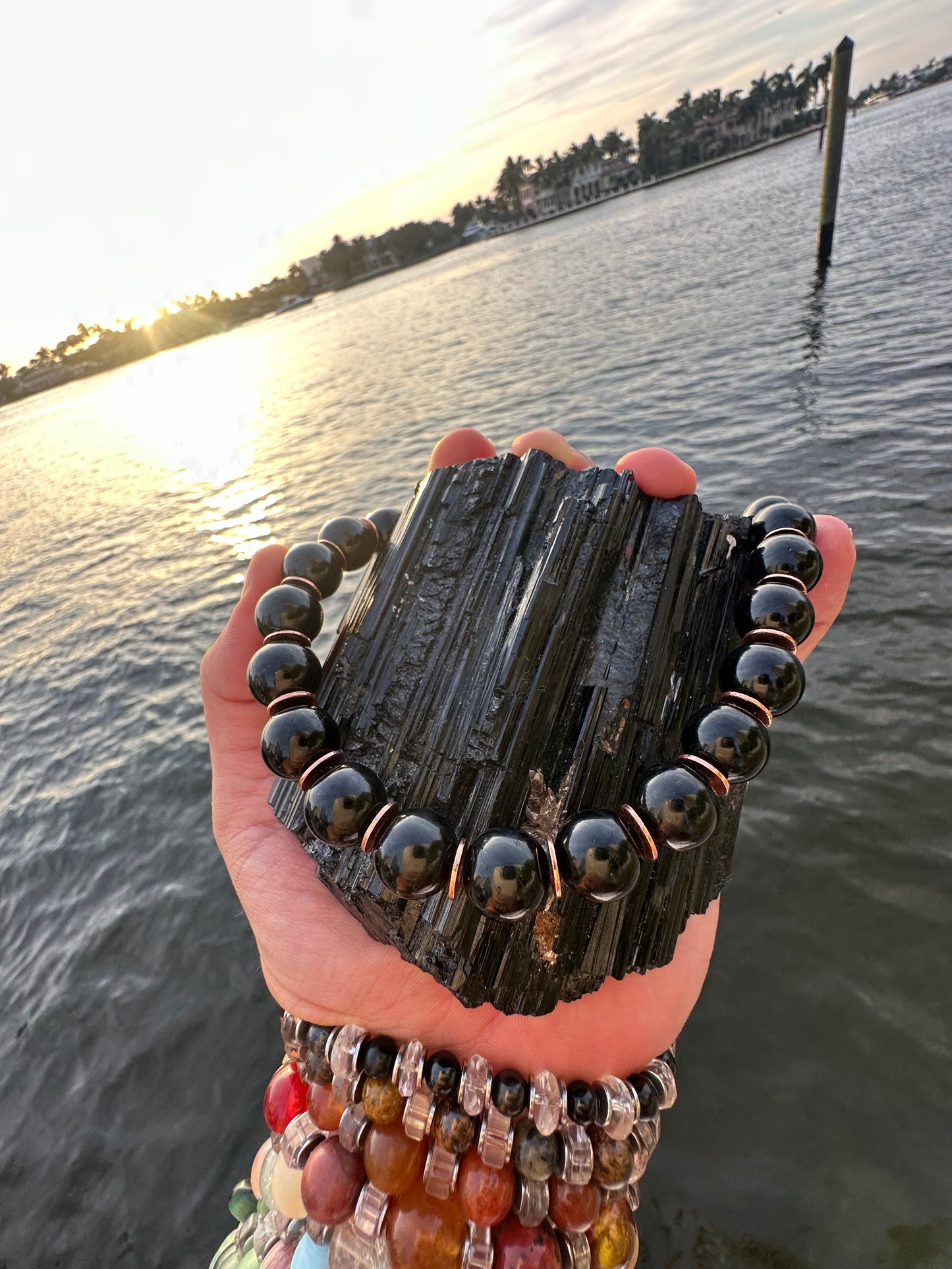 Black Tourmaline Protection Necklace - World's Best Quality & Made To Last (12MM)
