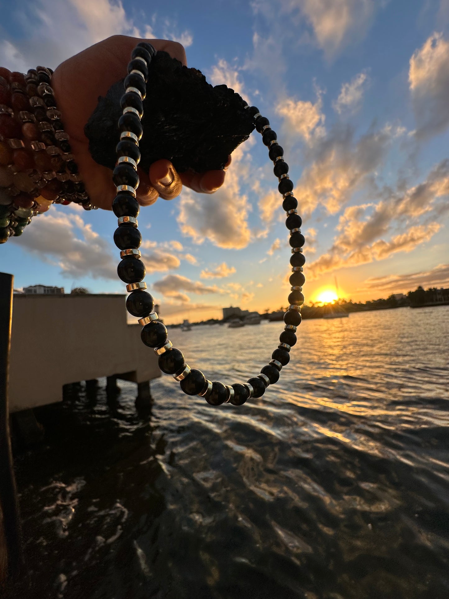 Black Tourmaline Protection Necklace - World's Best Quality & Made To Last (8MM)