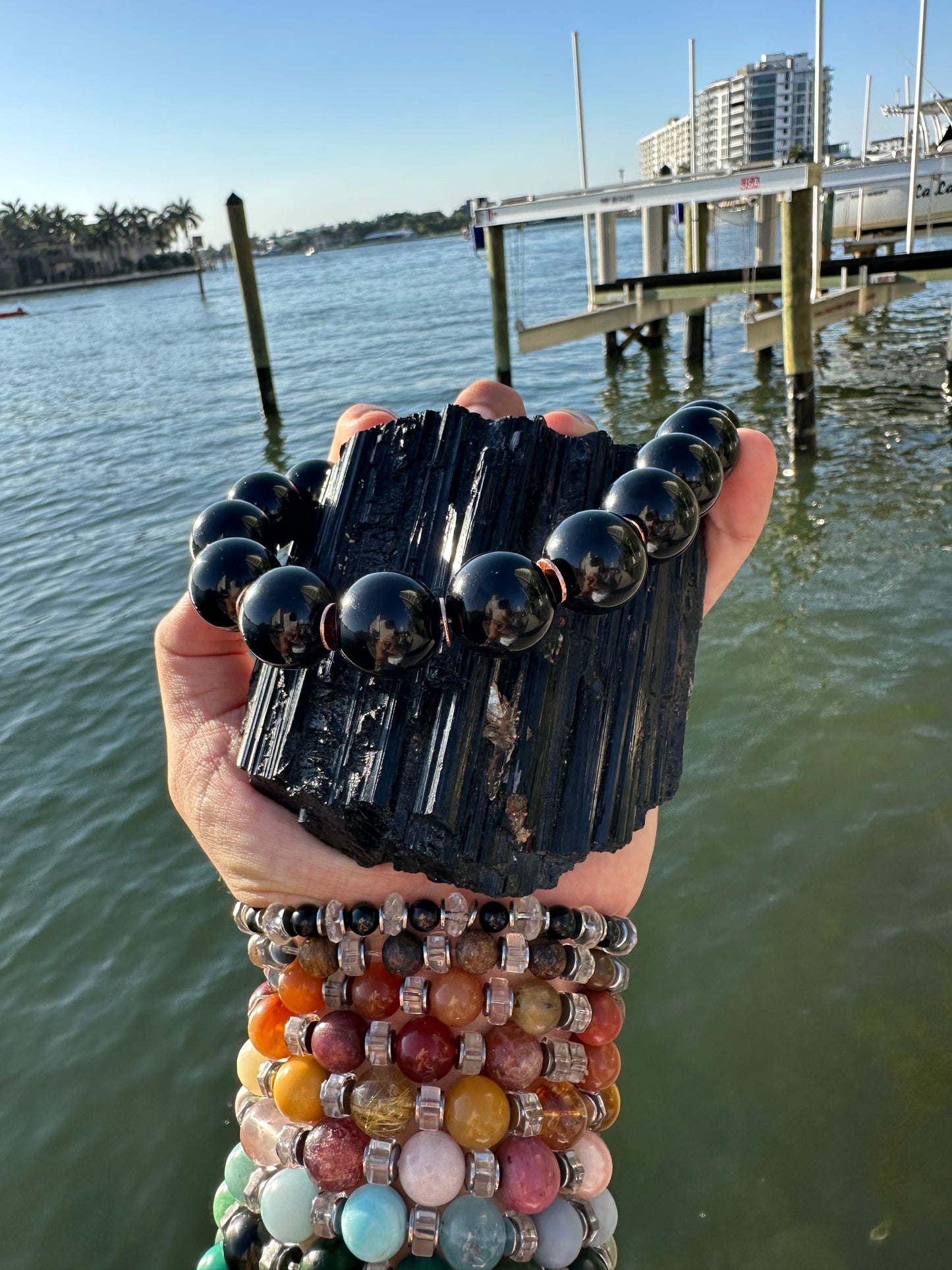 Black Tourmaline Protection Necklace - World's Best Quality & Made To Last (18MM)