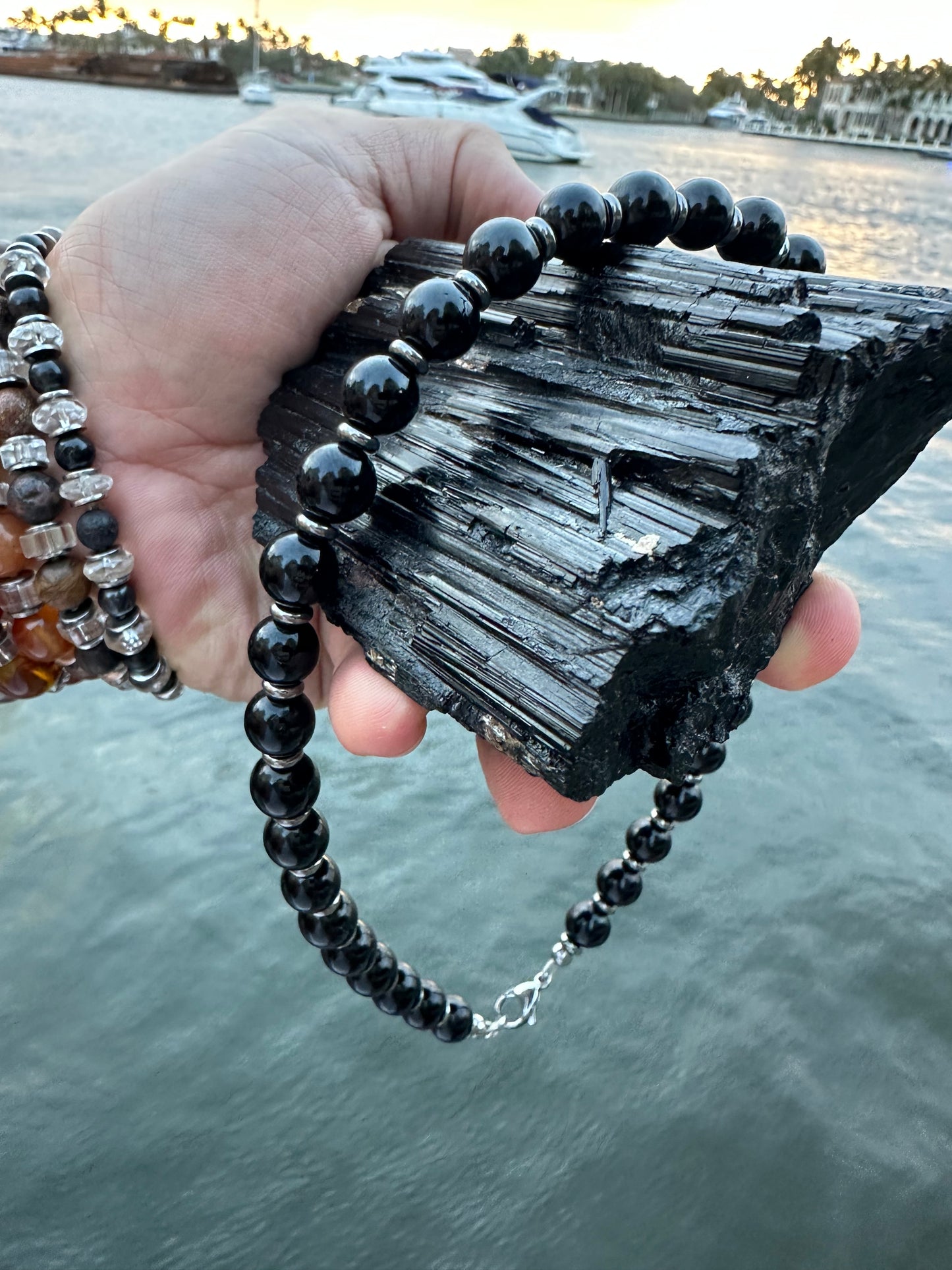 Black Tourmaline Protection Necklace - World's Best Quality & Made To Last (10MM)