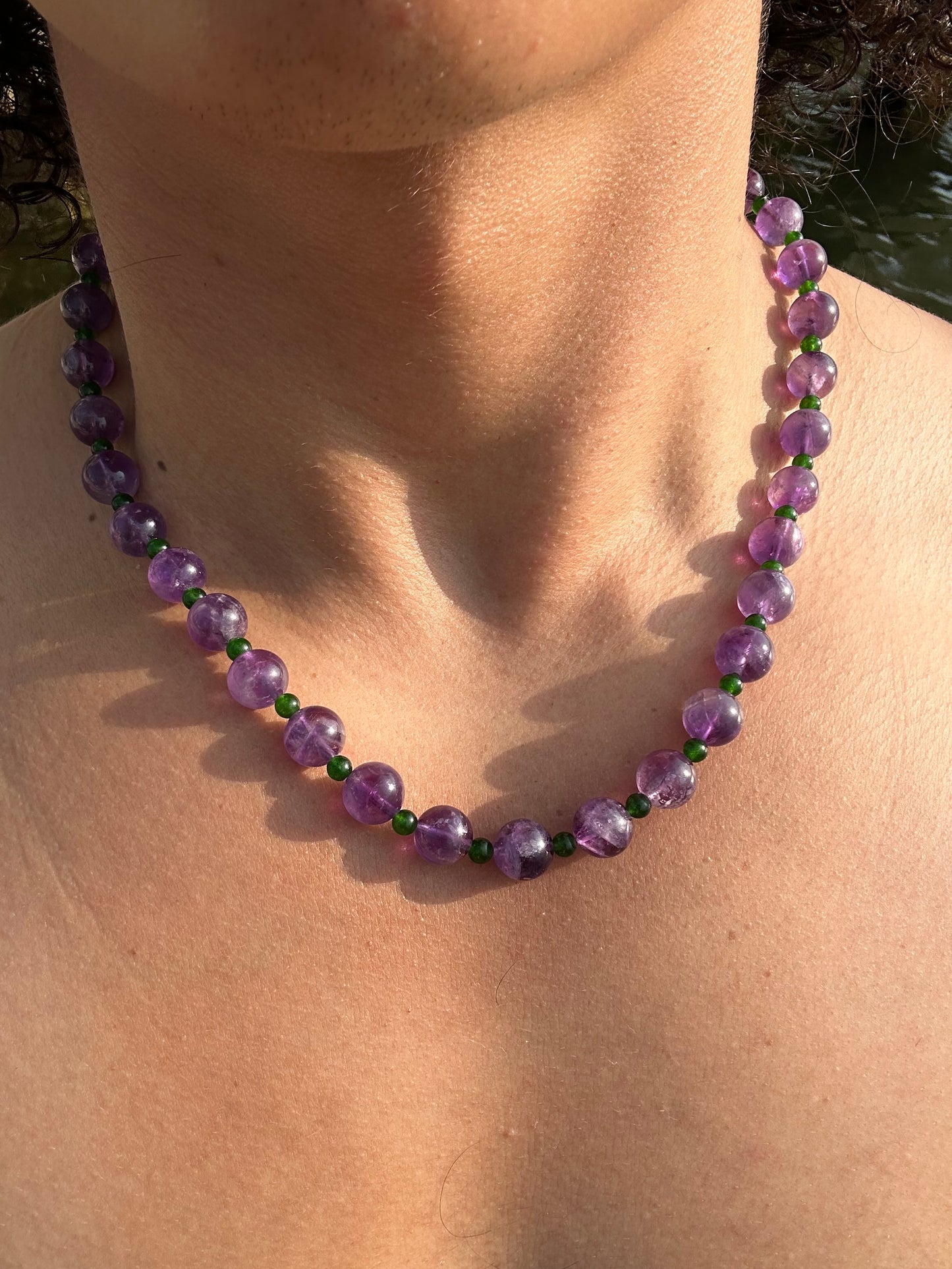 Luxury Amethyst-Jade Pure Gemstone Chain - World's Best Quality & Made To Last