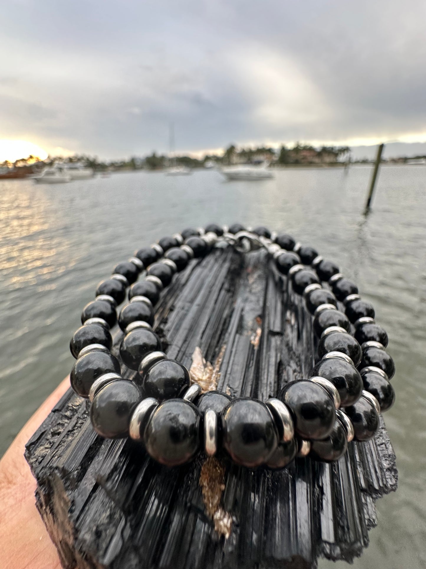 Black Tourmaline Protection Necklace - World's Best Quality & Made To Last (8MM)