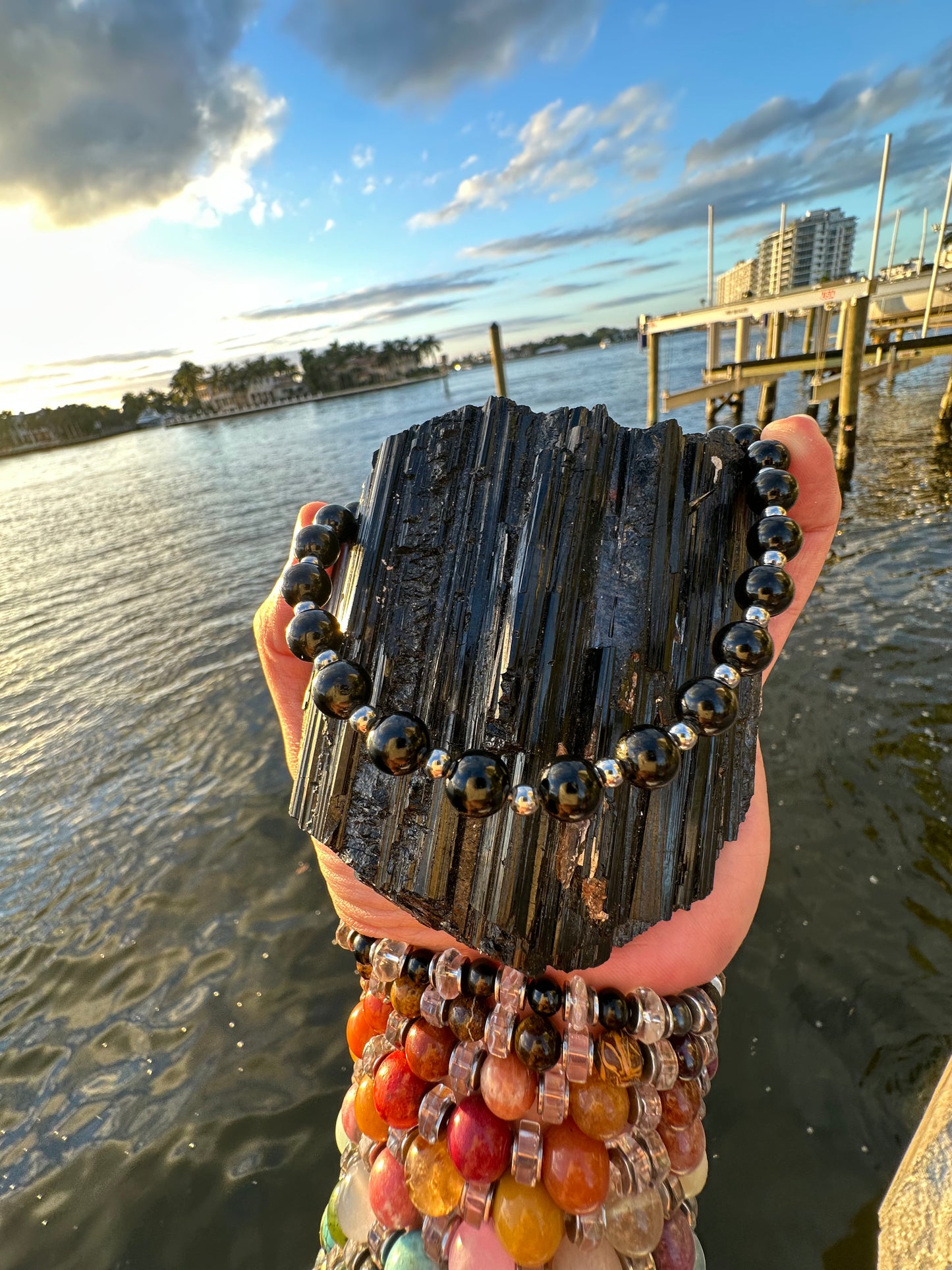 Black Tourmaline Protection Necklace - World's Best Quality & Made To Last (8MM)