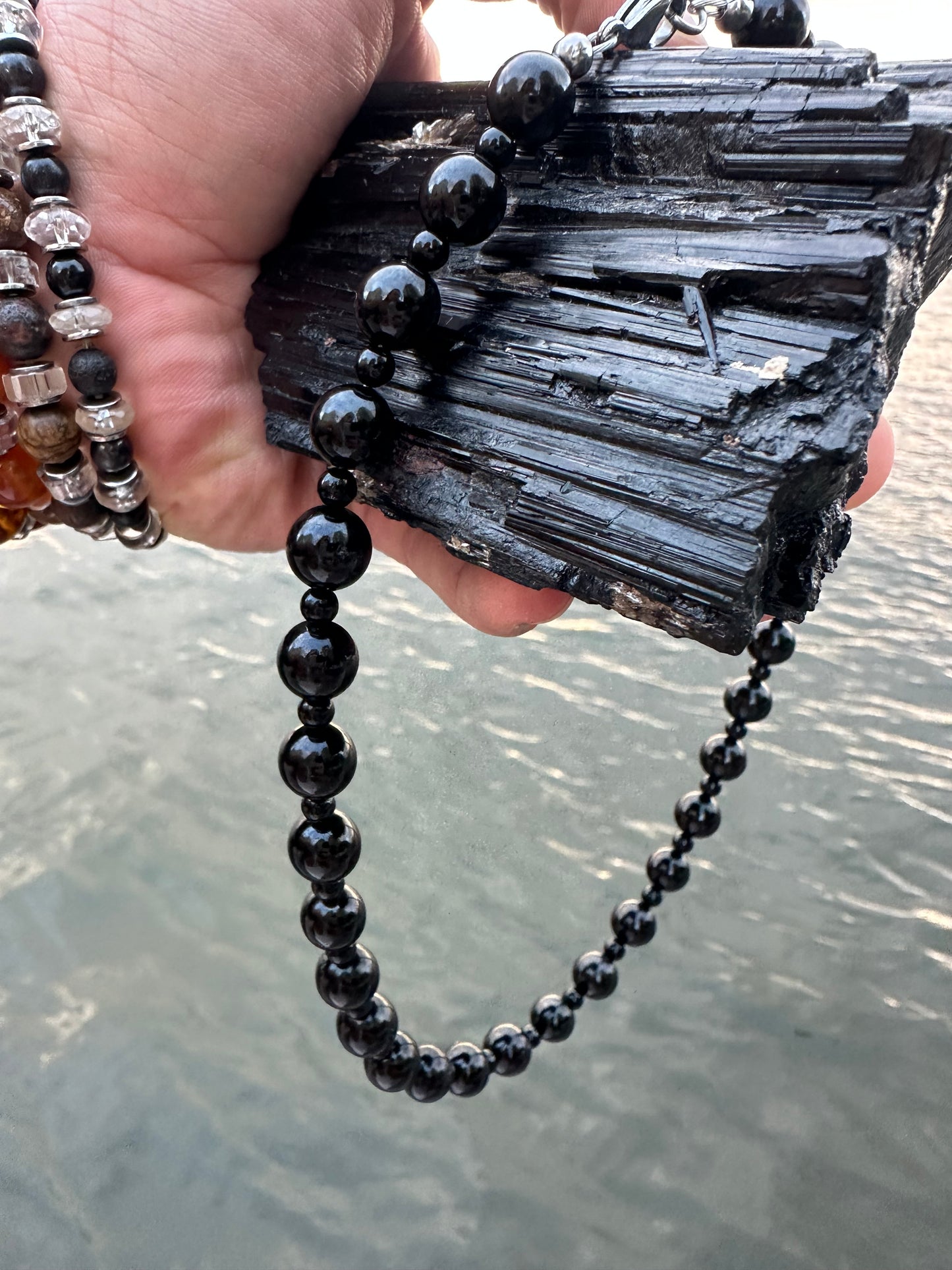 Black Tourmaline Protection Necklace - World's Best Quality & Made To Last (10MM)