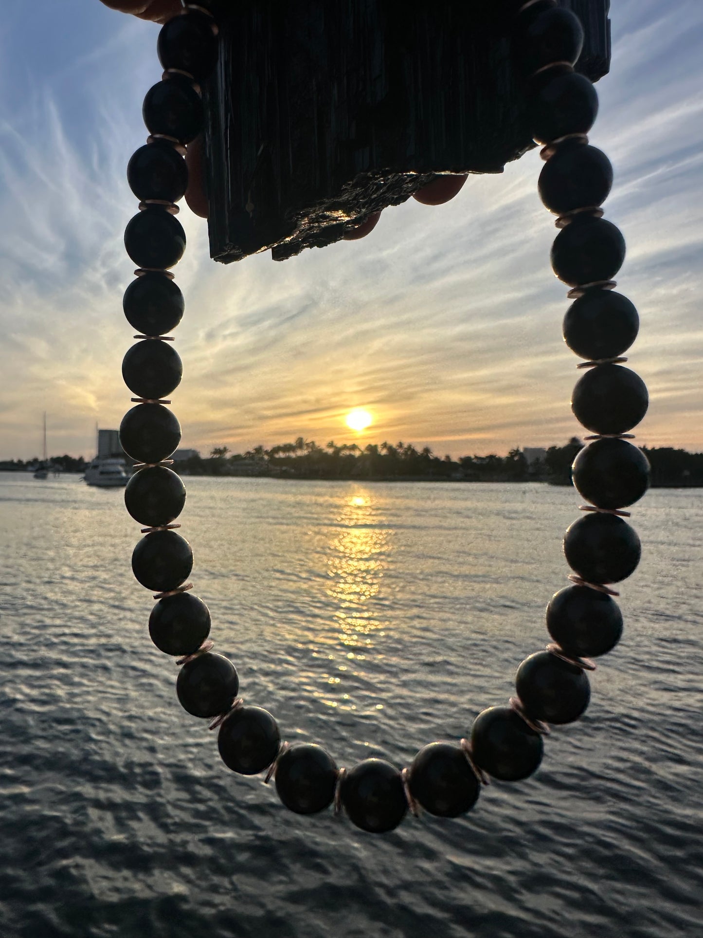 Black Tourmaline Protection Necklace - World's Best Quality & Made To Last (12MM)