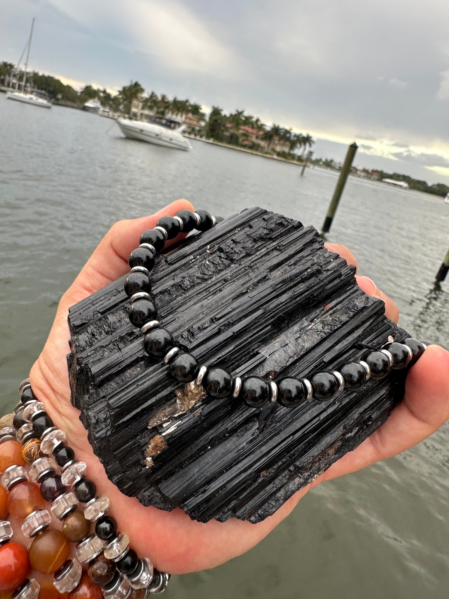 Black Tourmaline Protection Necklace - World's Best Quality & Made To Last (8MM)