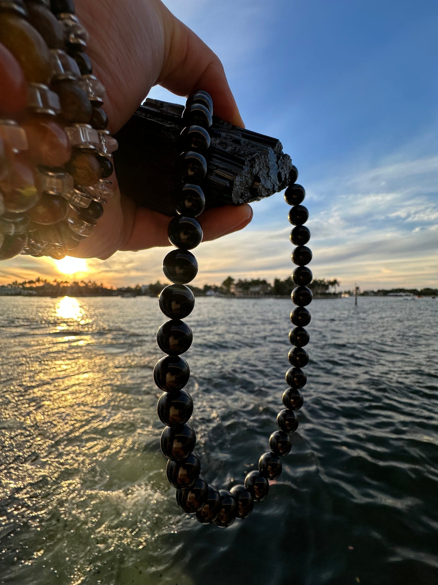 Black Tourmaline Protection Necklace - World's Best Quality & Made To Last (12MM)