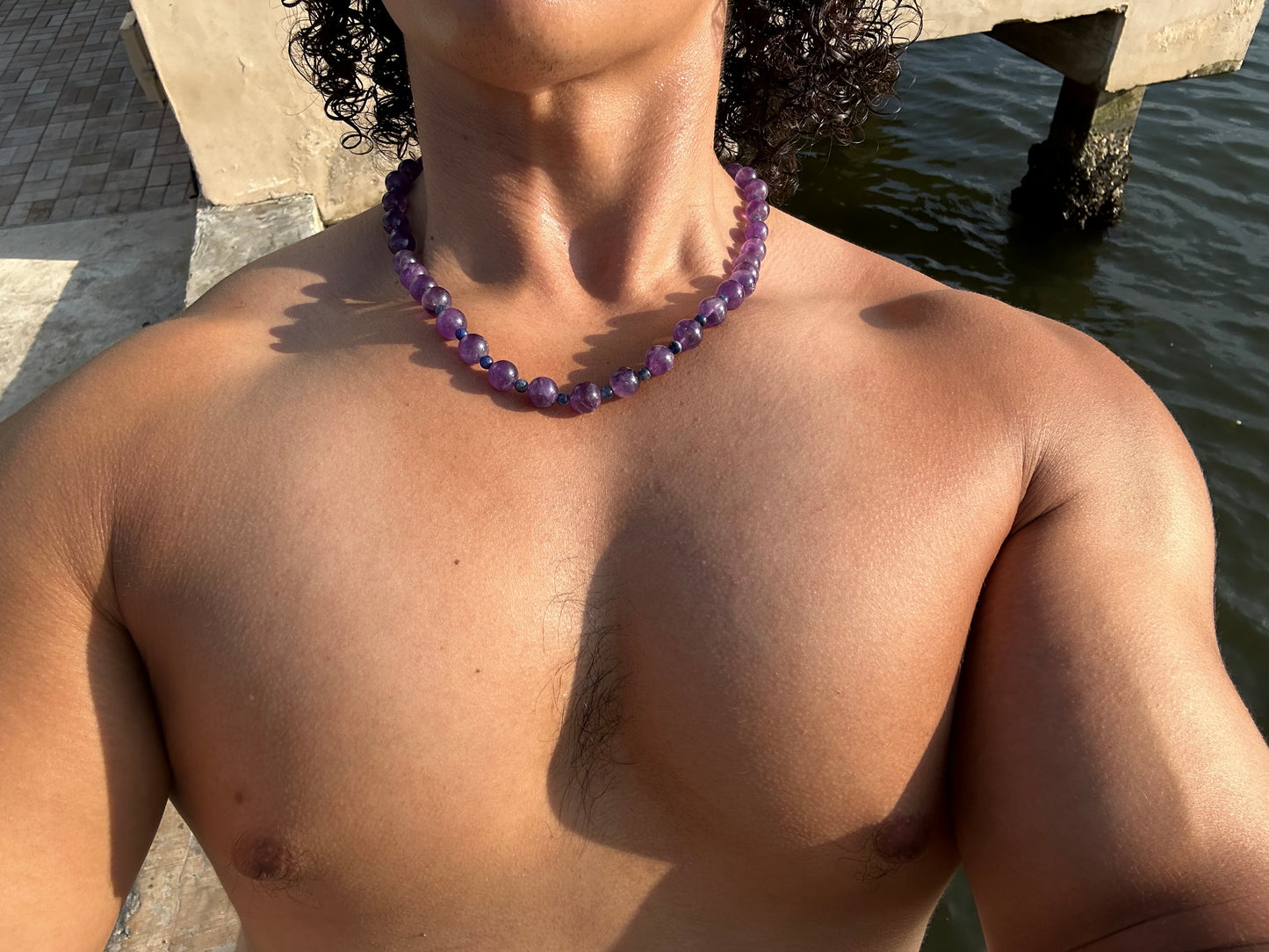 Luxury Amethyst-Sodalite Pure Gemstone Chain - World's Best Quality & Made To Last